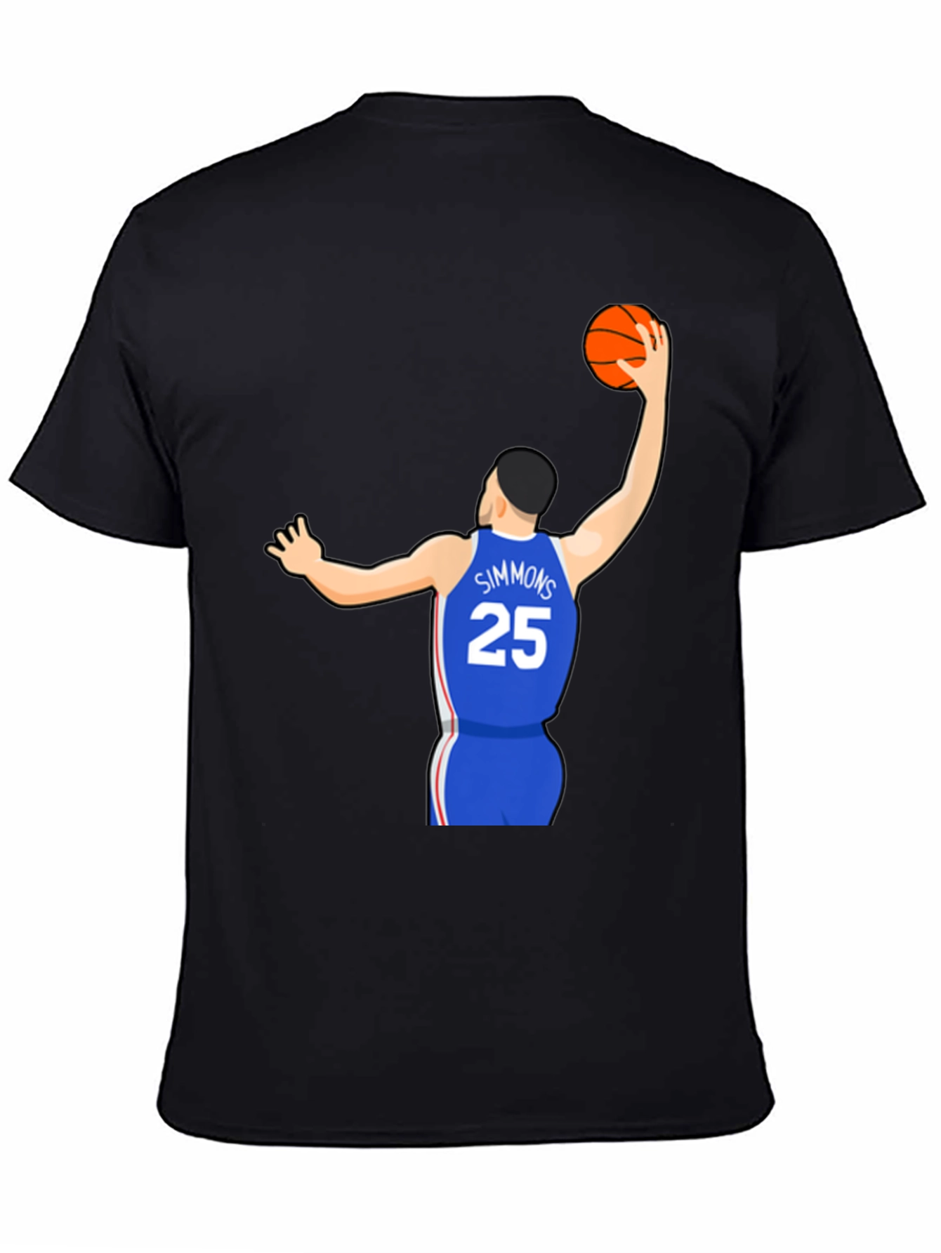 Simmons Jersey Graphic Tee - Basketball Fan Apparel