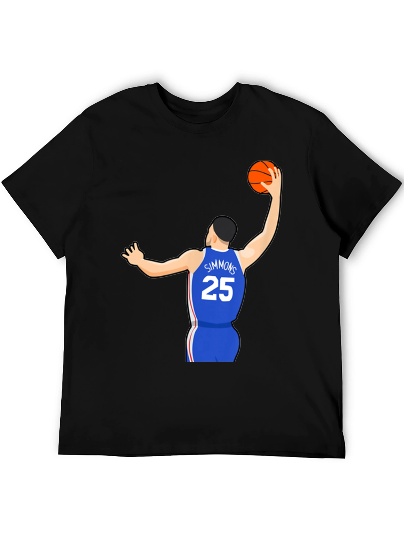 Simmons Jersey Graphic Tee - Basketball Fan Apparel