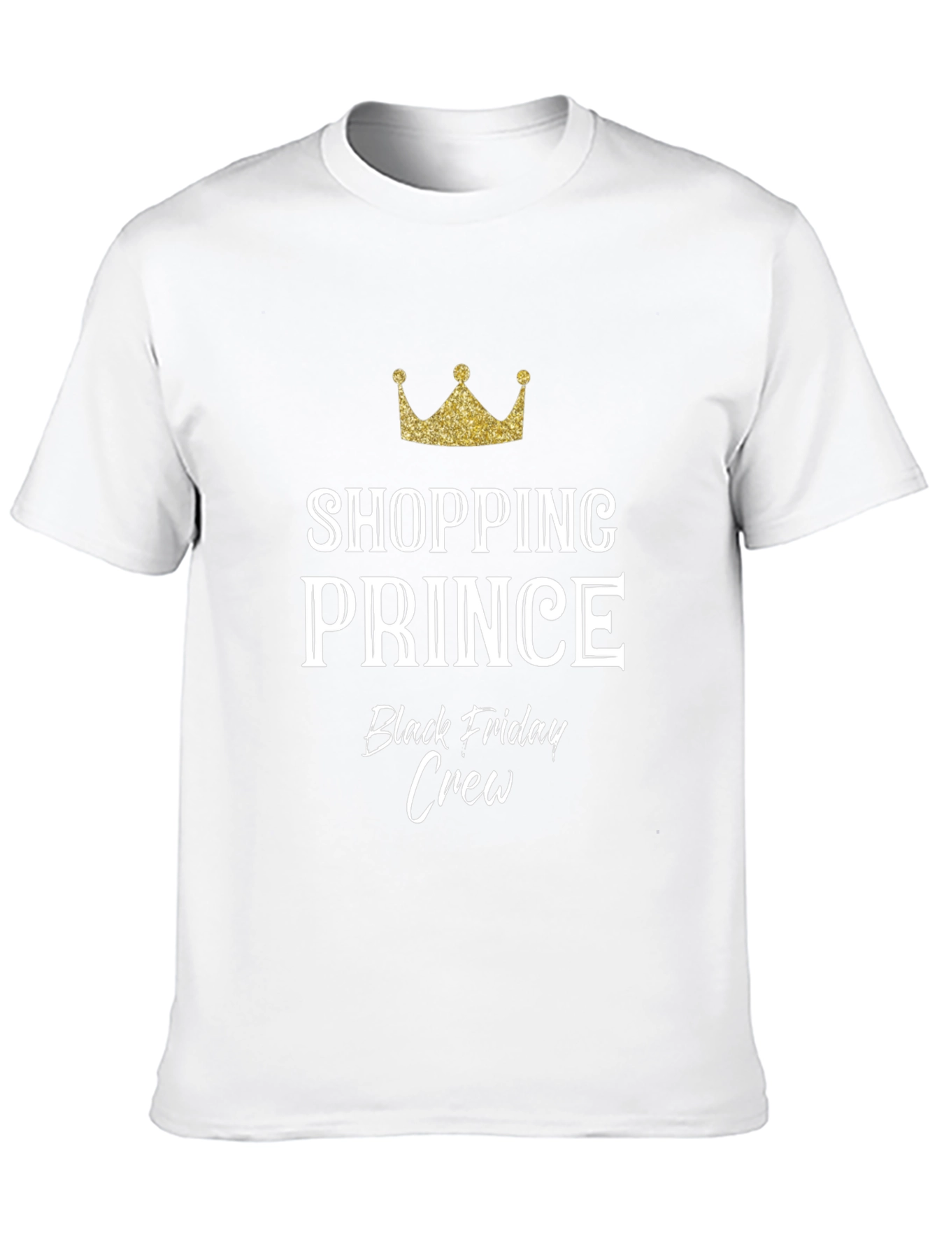 Shopping Prince Black Friday Crew T-Shirt