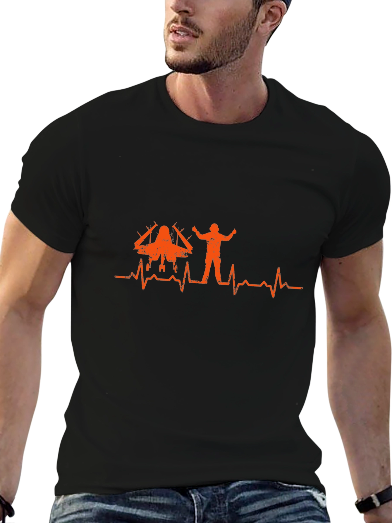 Pilot Heartbeat T-Shirt - Fly High Style