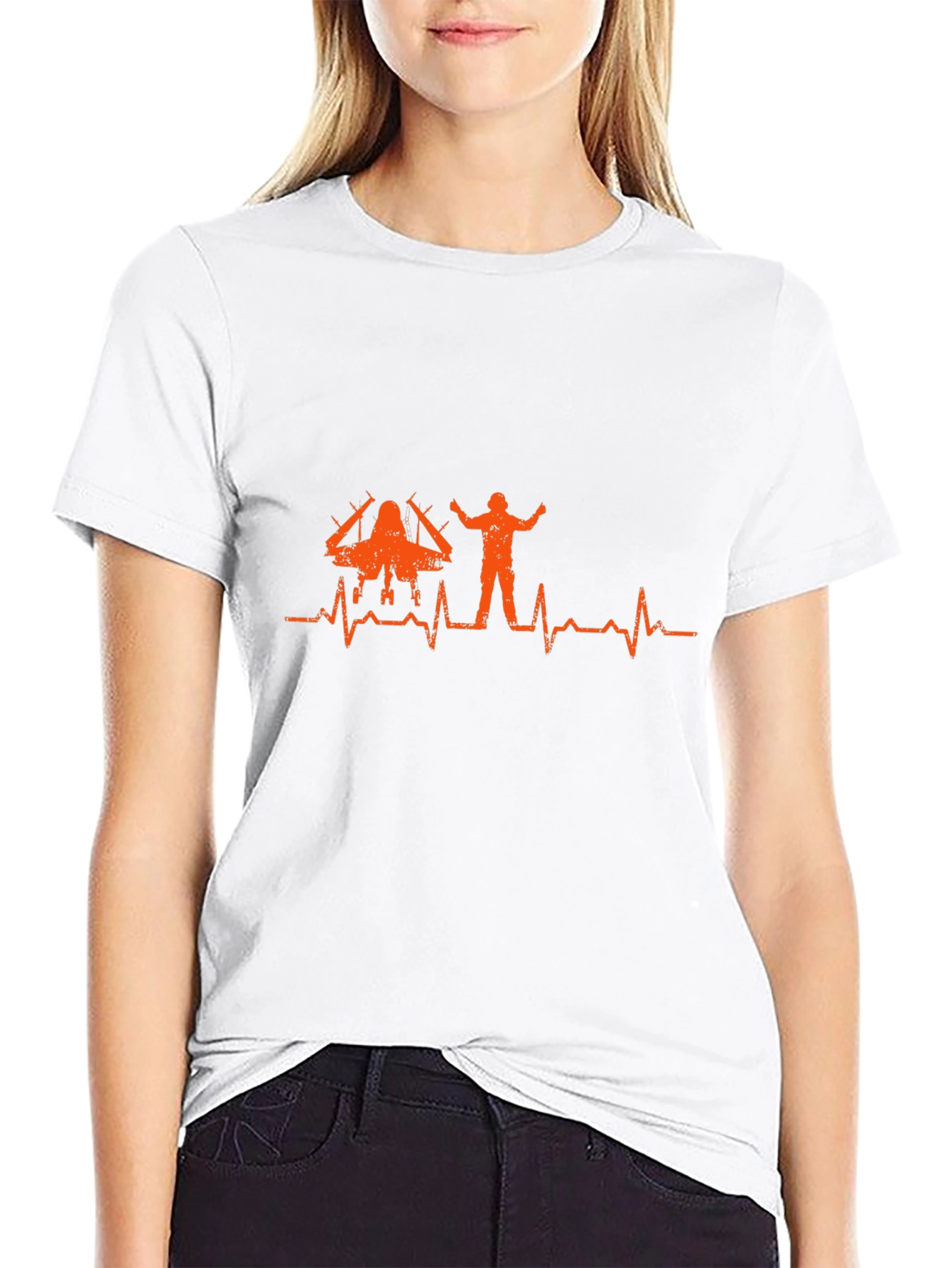 Pilot Heartbeat T-Shirt - Fly High Style