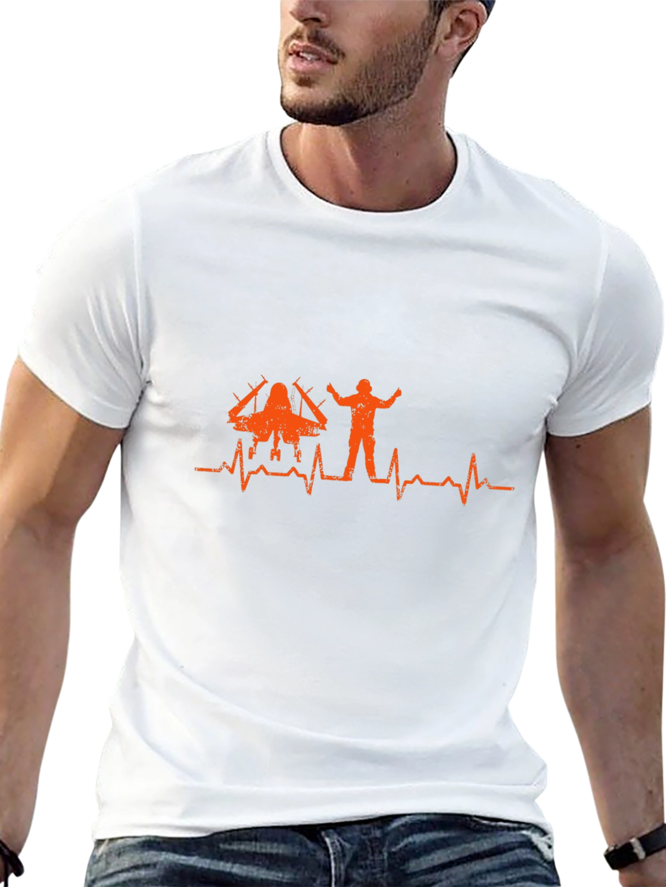 Pilot Heartbeat T-Shirt - Fly High Style