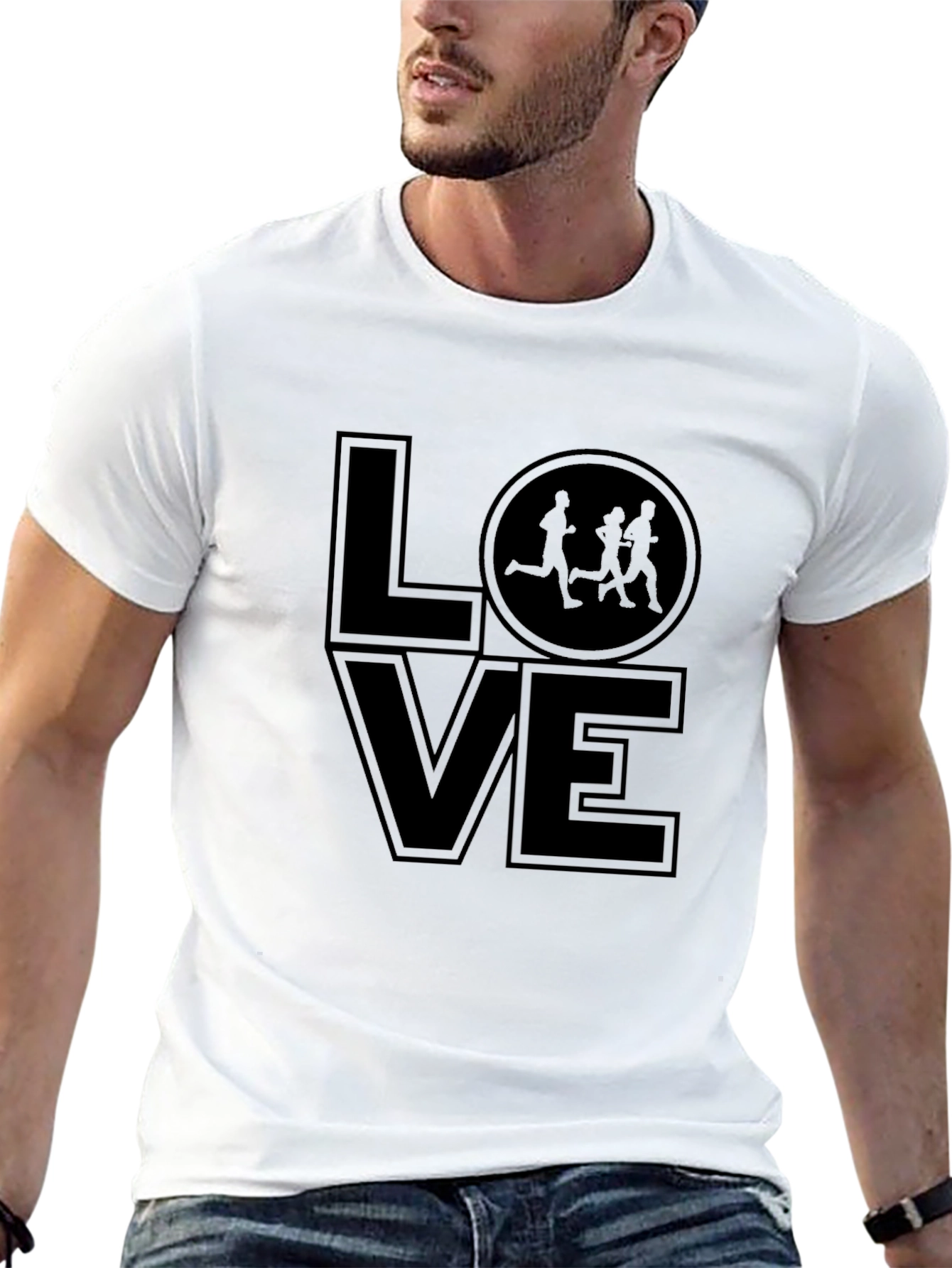 Love to Run T-Shirt - Stylish Runner Tee