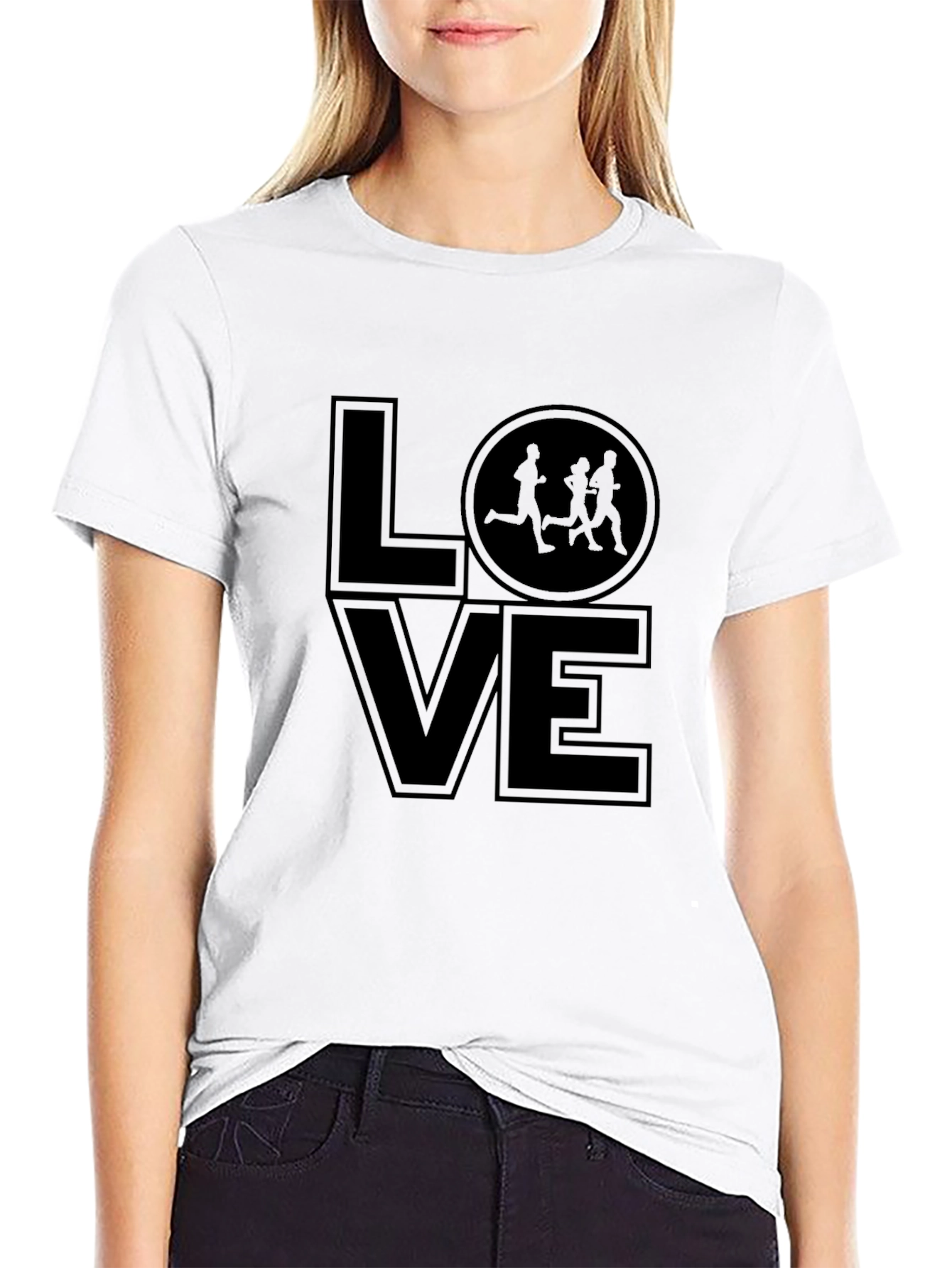 Love to Run T-Shirt - Stylish Runner Tee