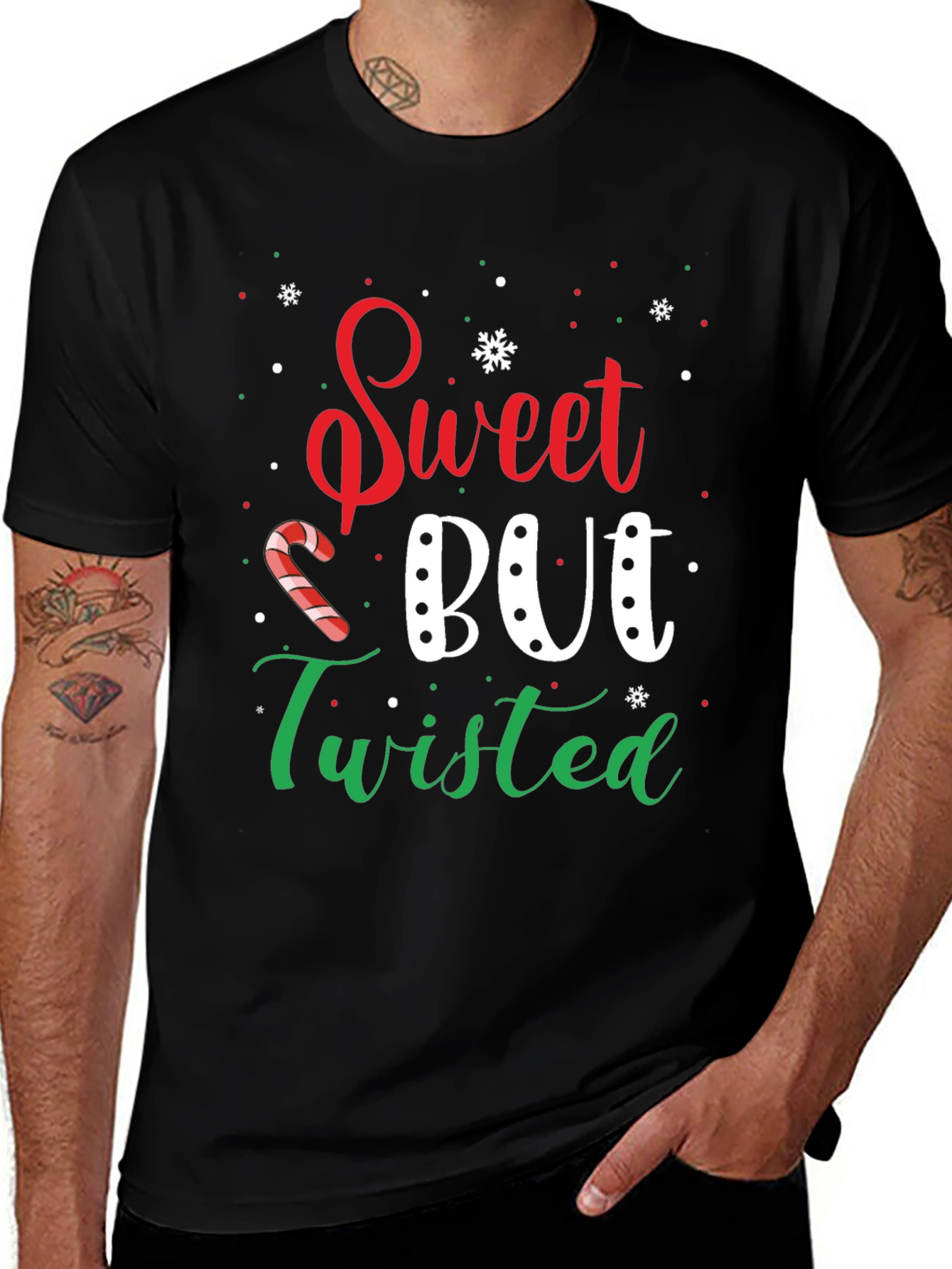 Sweet But Twisted Christmas Graphic Tee