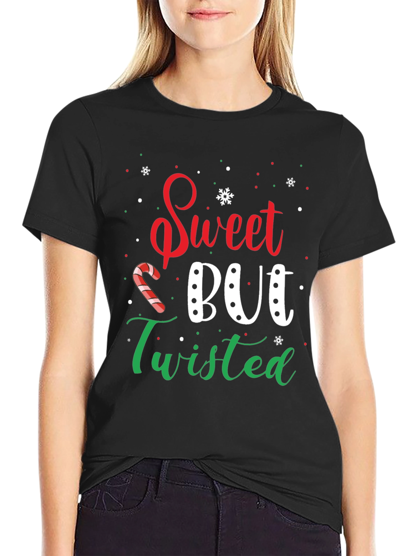 Sweet But Twisted Christmas Graphic Tee