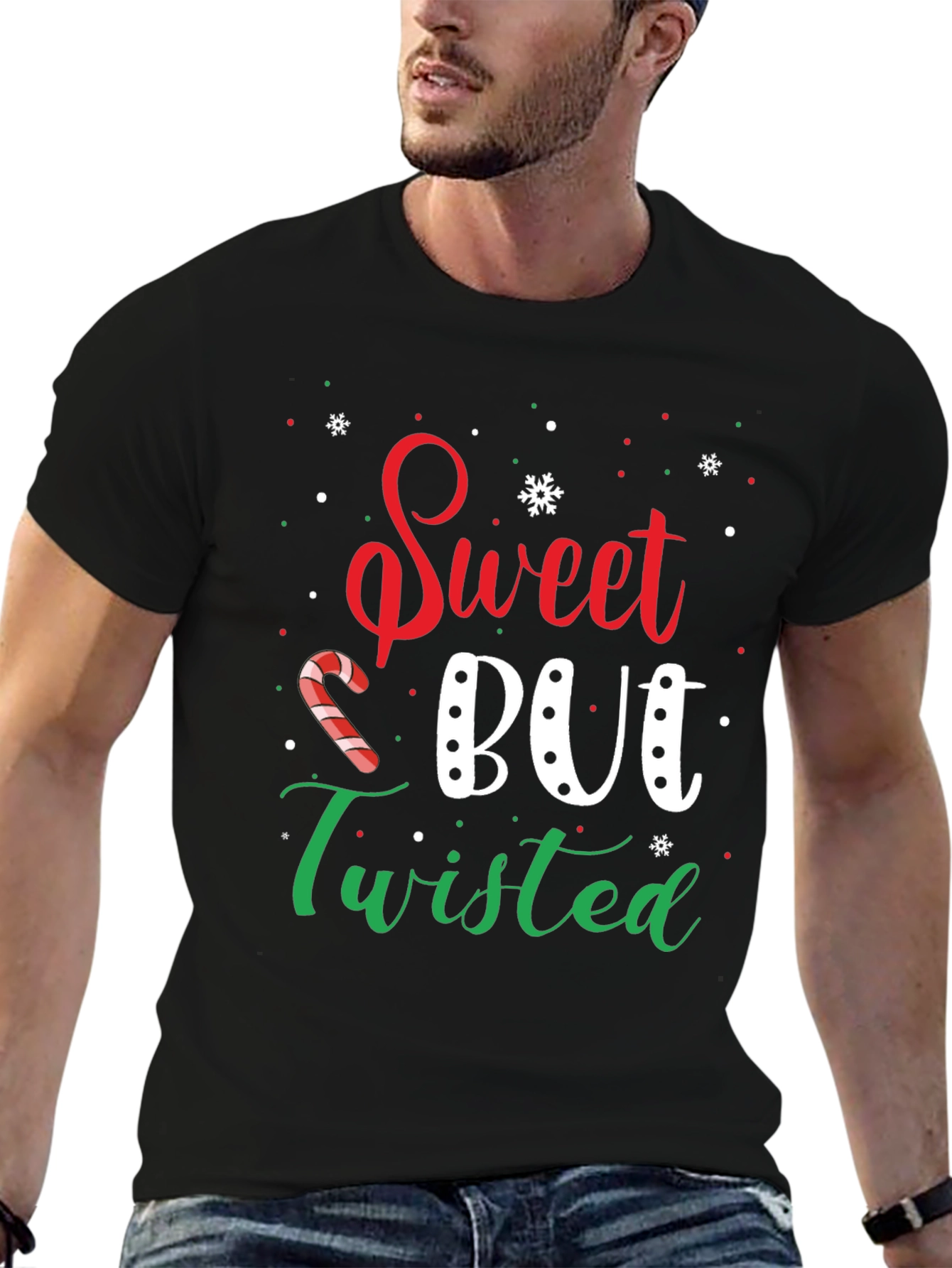 Sweet But Twisted Christmas Graphic Tee