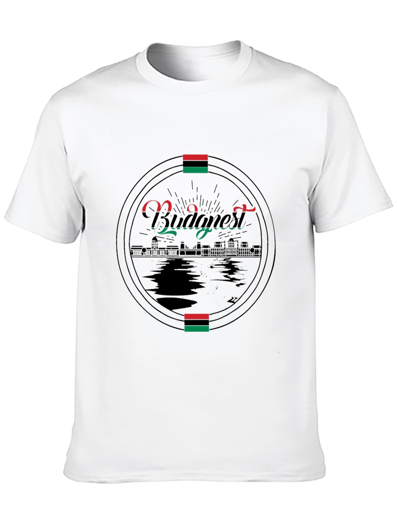 Budapest Graphic Tee - Black Crew Neck T-Shirt