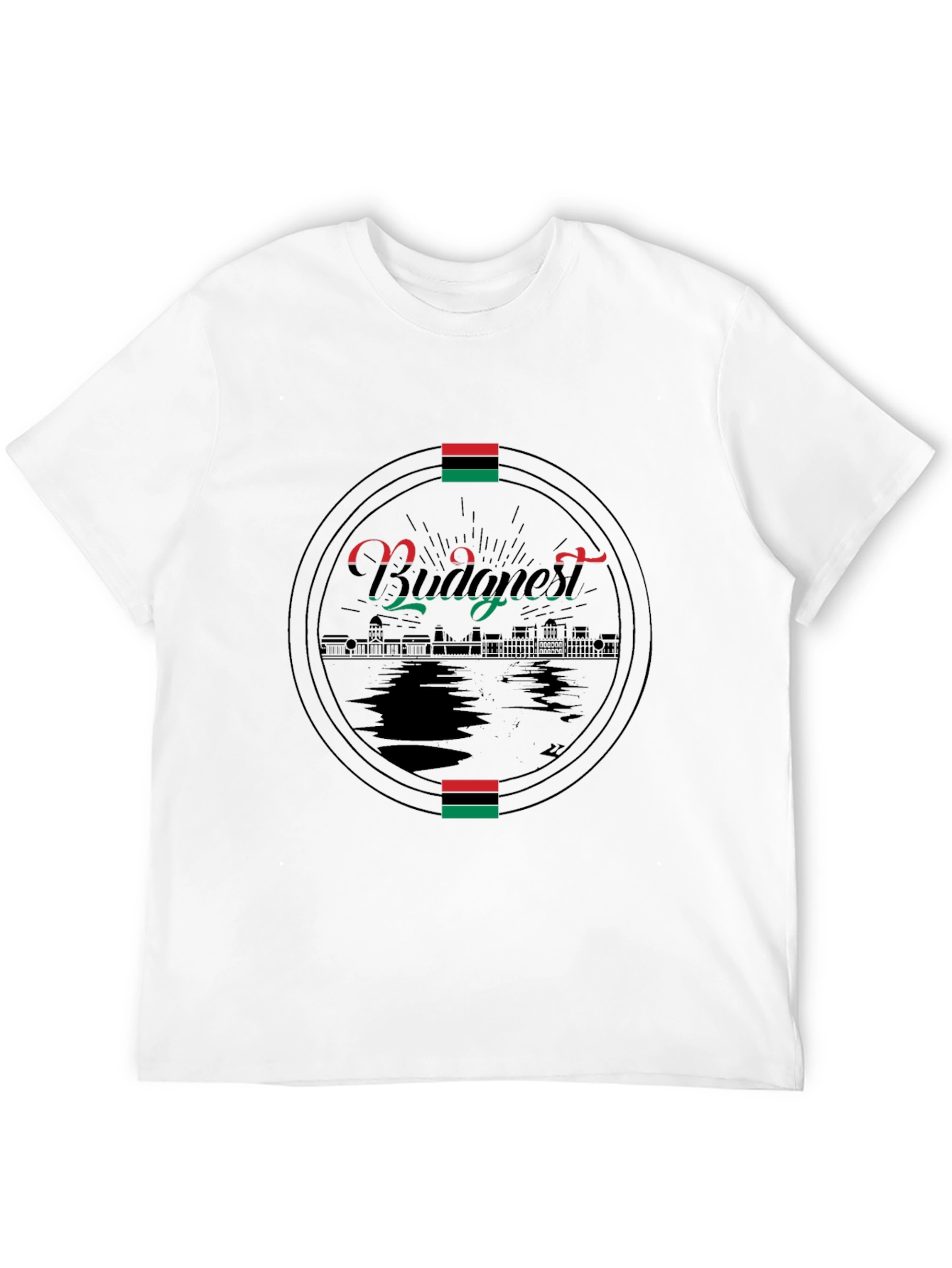 Budapest Graphic Tee - Black Crew Neck T-Shirt