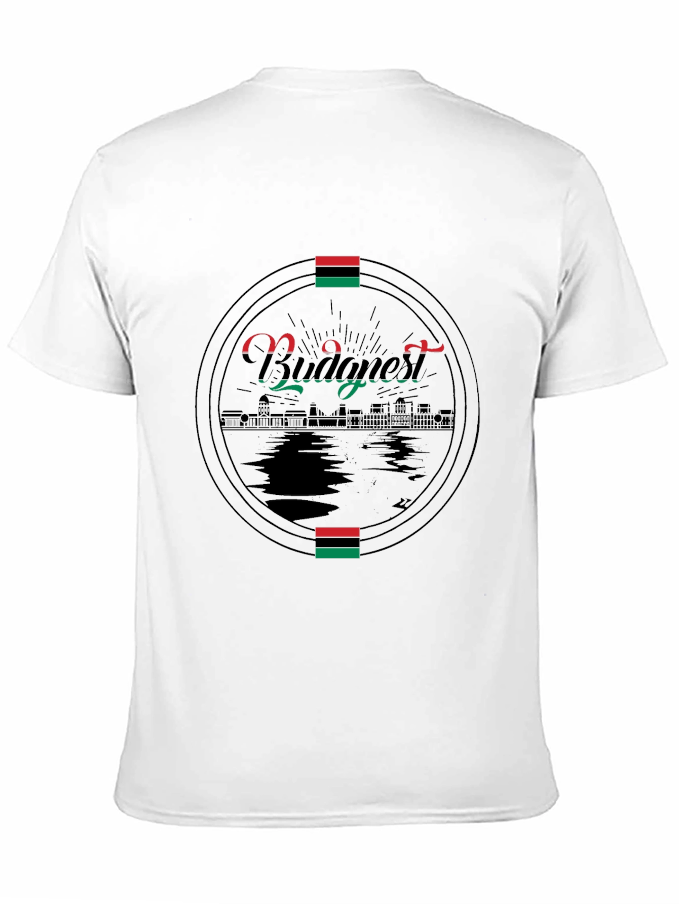 Budapest Graphic Tee - Black Crew Neck T-Shirt