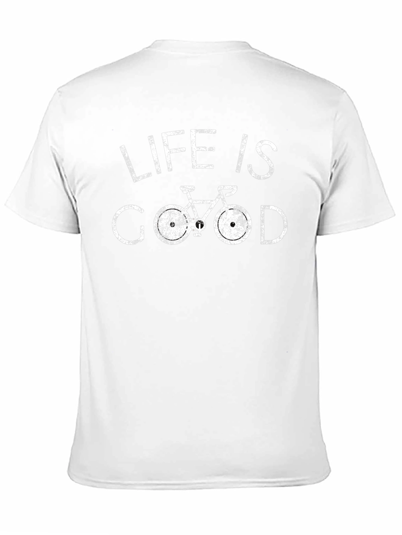Life is Good Bike T-Shirt - Black Casual Tee