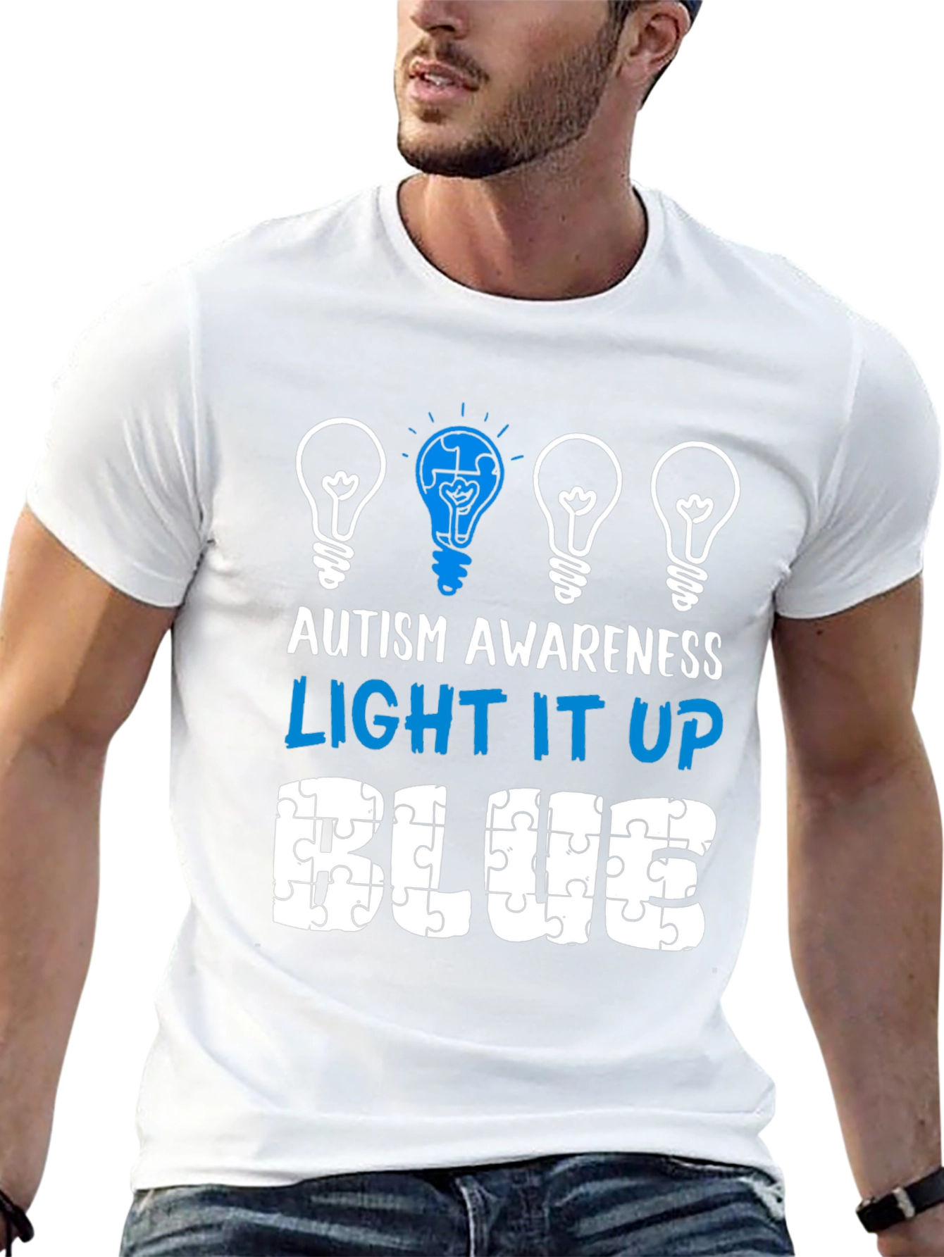 Autism Awareness T-Shirt: Light It Up Blue