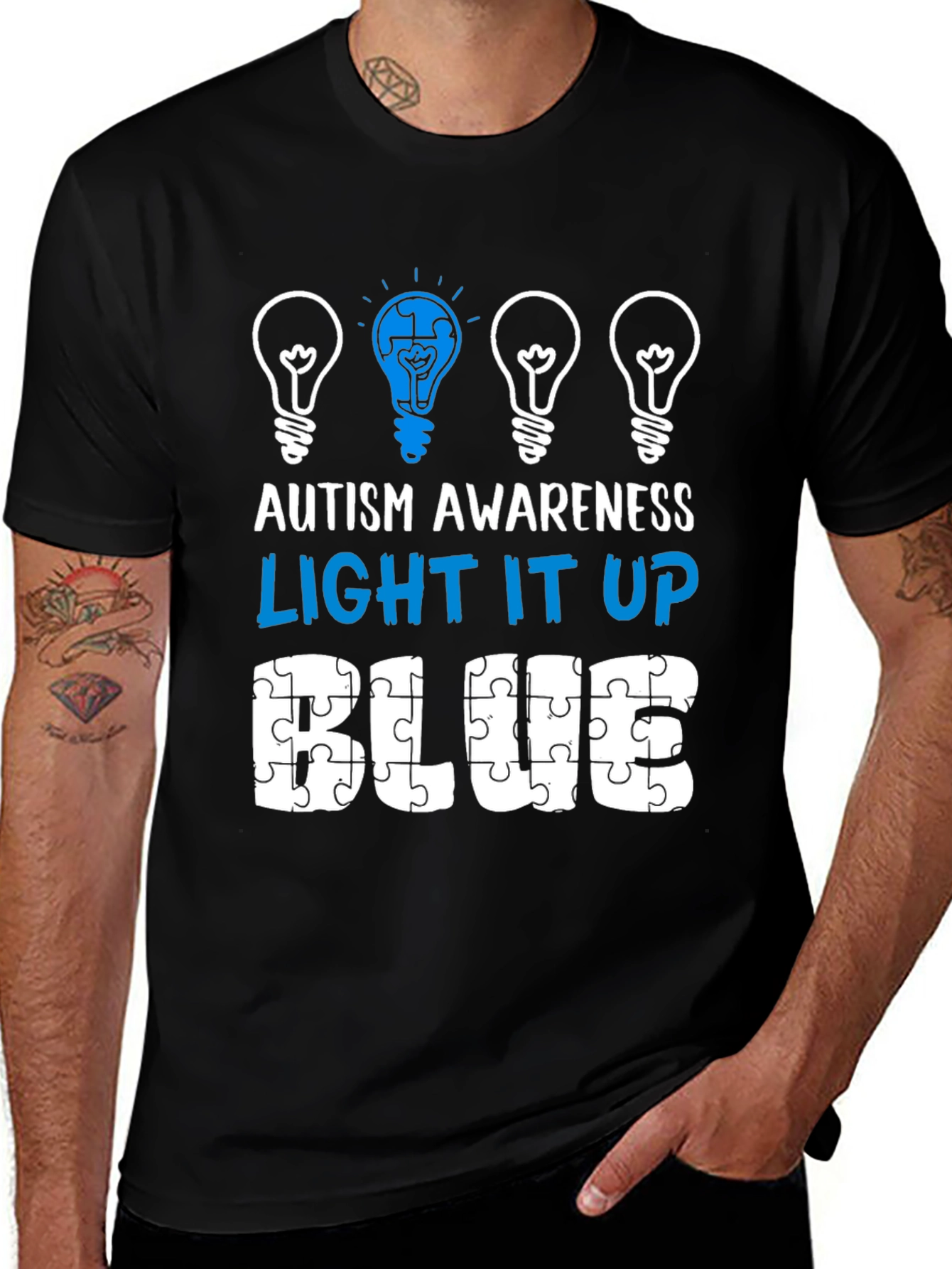 Autism Awareness T-Shirt: Light It Up Blue