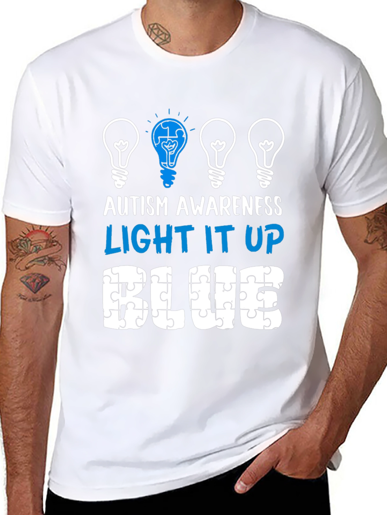 Autism Awareness T-Shirt: Light It Up Blue