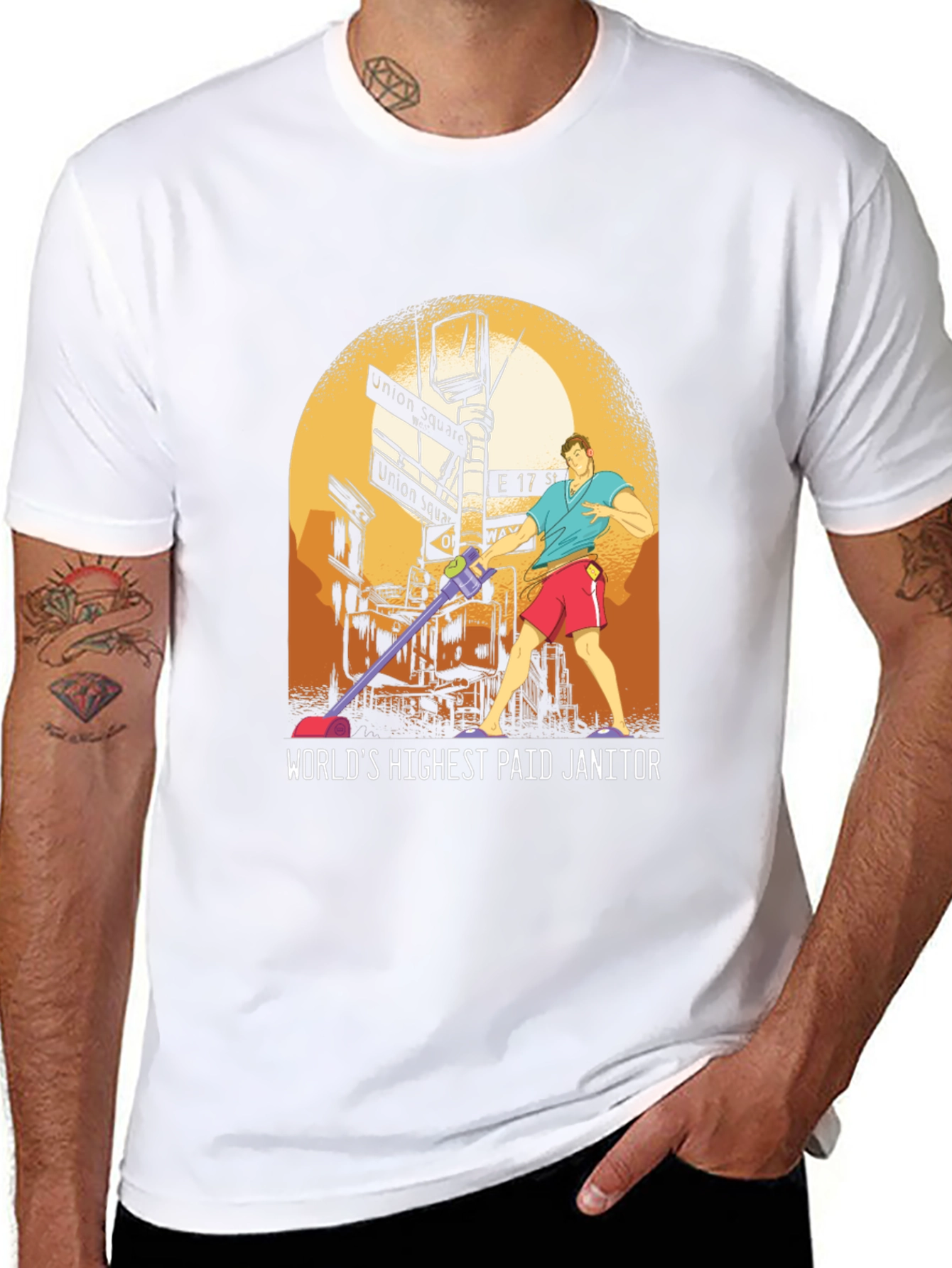 Worlds Highest Paid Janitor T-Shirt