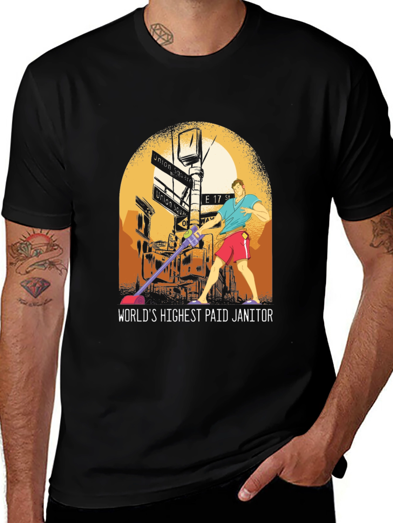 Worlds Highest Paid Janitor T-Shirt