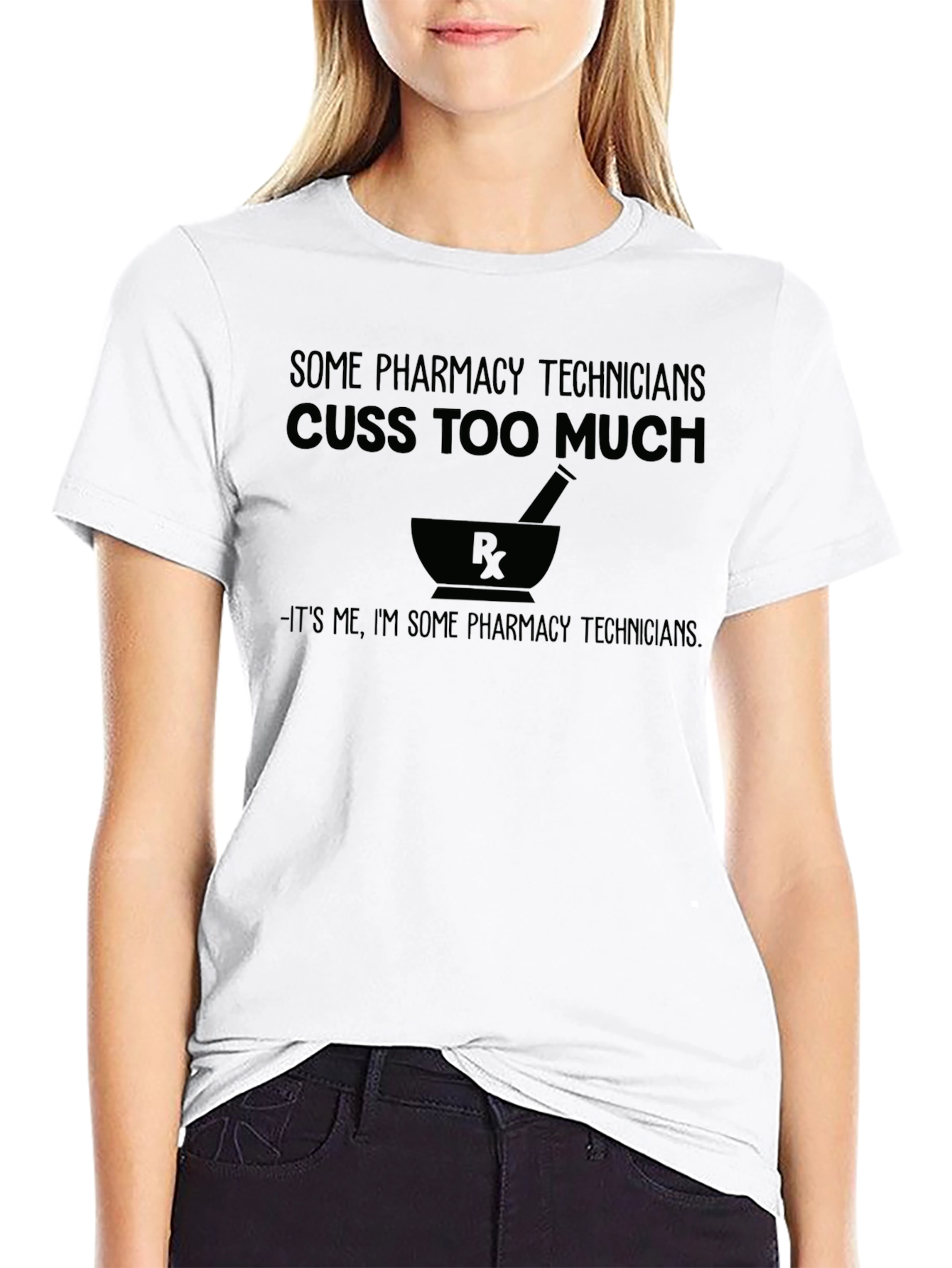 Pharmacy Technician Cussing T-Shirt