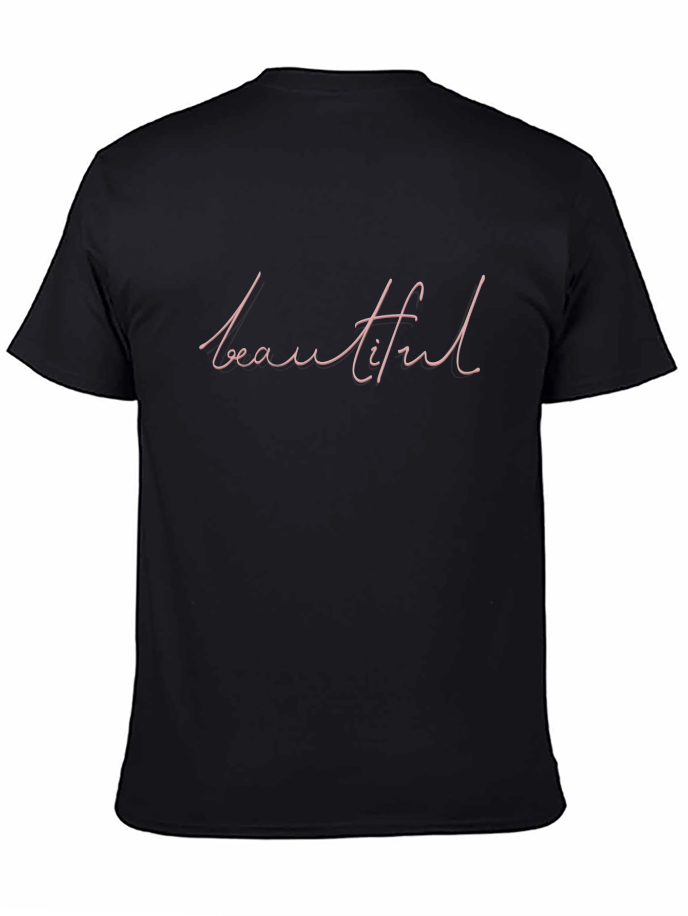 Beautiful Script T-Shirt - Stylish Casual Tee