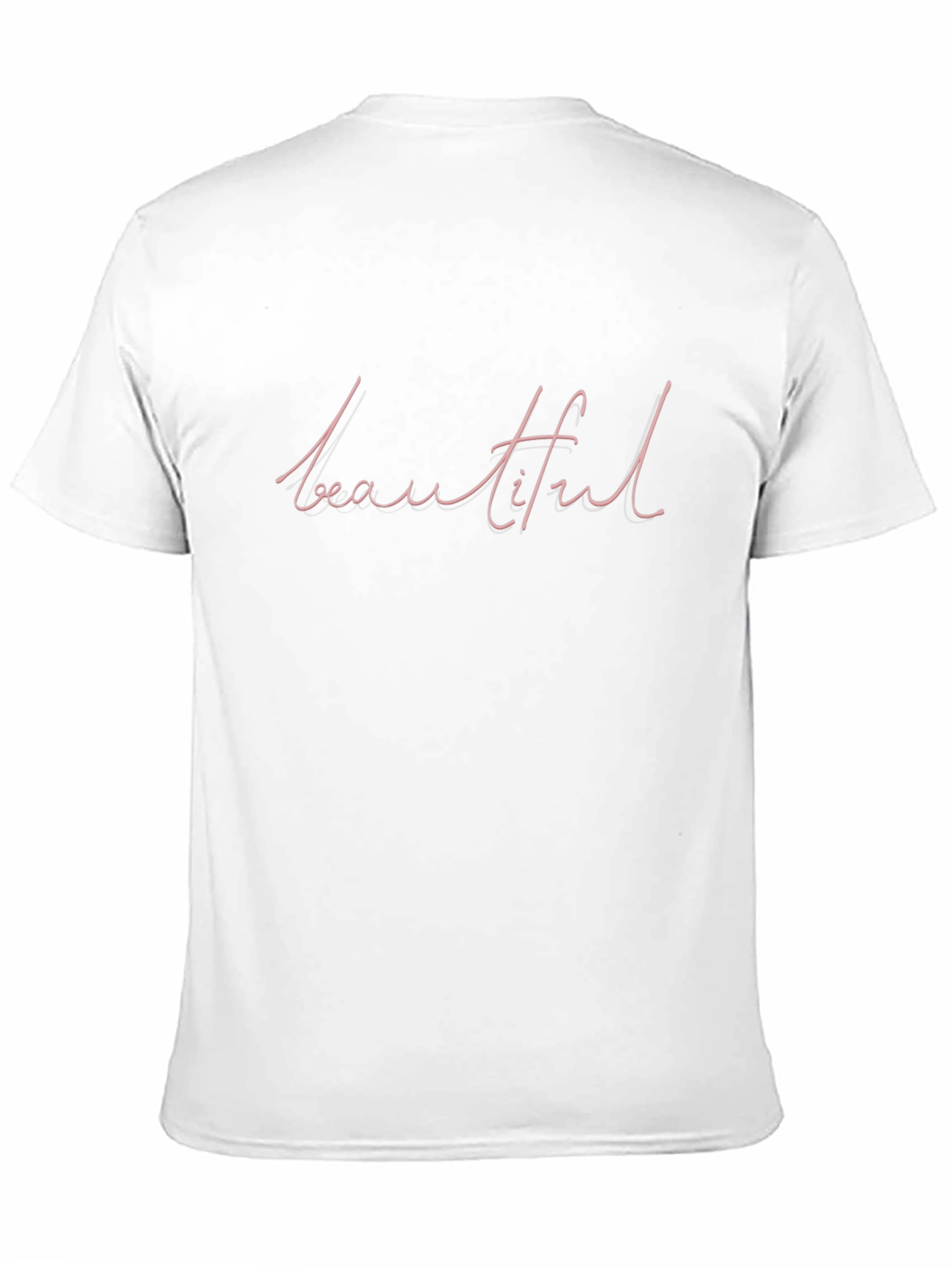 Beautiful Script T-Shirt - Stylish Casual Tee