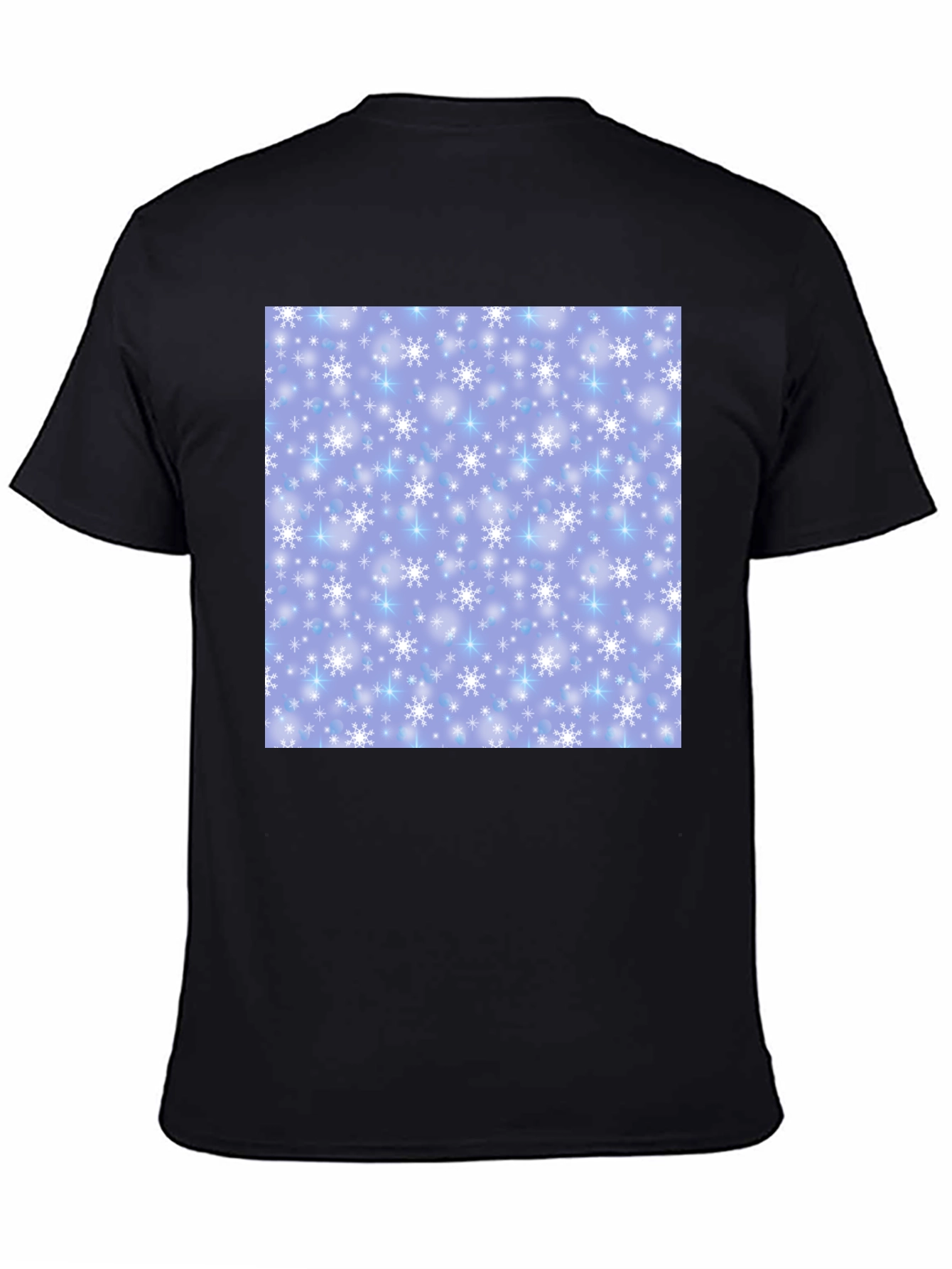 Snowflake Pattern T-Shirt - Winter Holiday Apparel