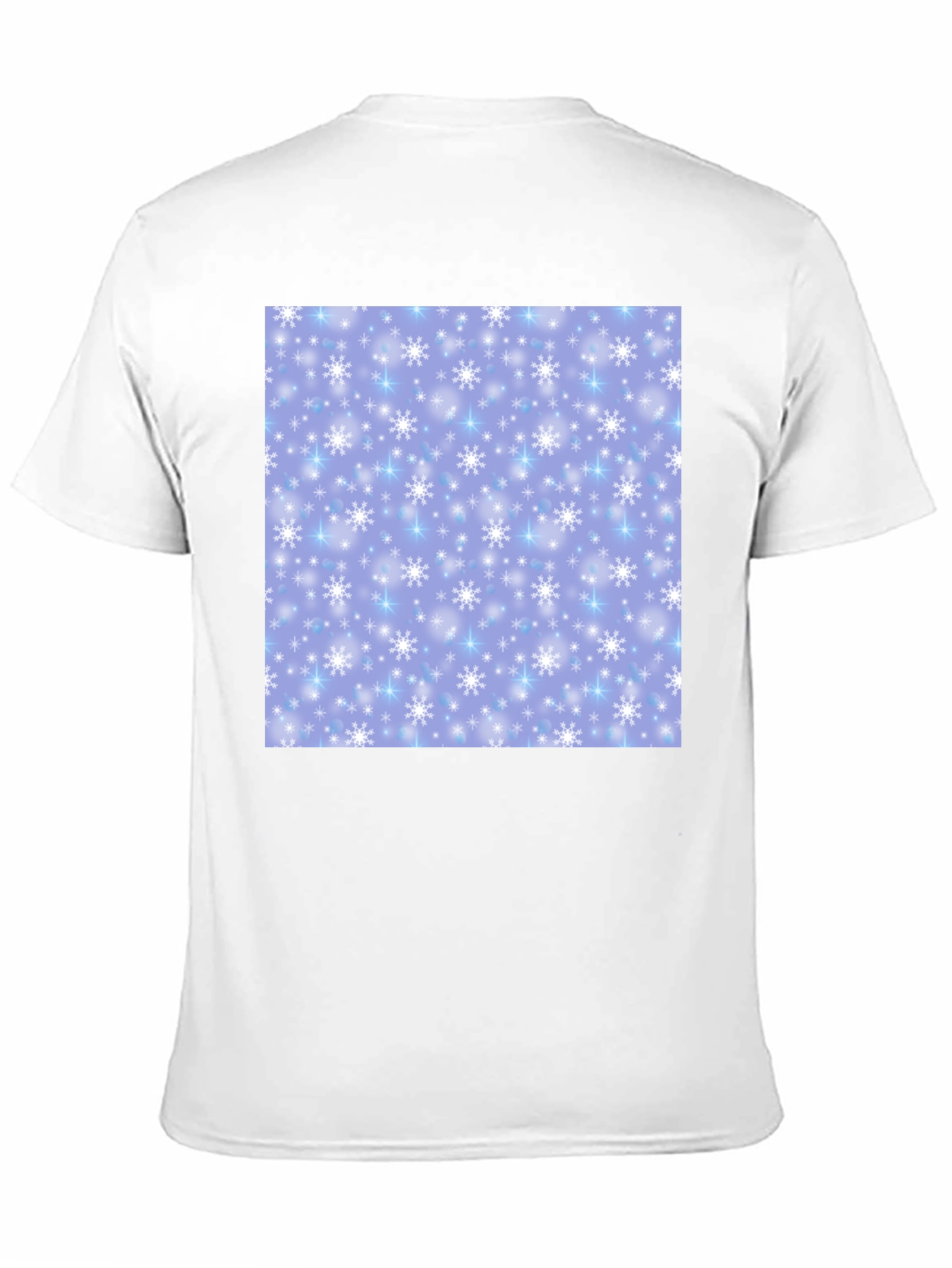 Snowflake Pattern T-Shirt - Winter Holiday Apparel