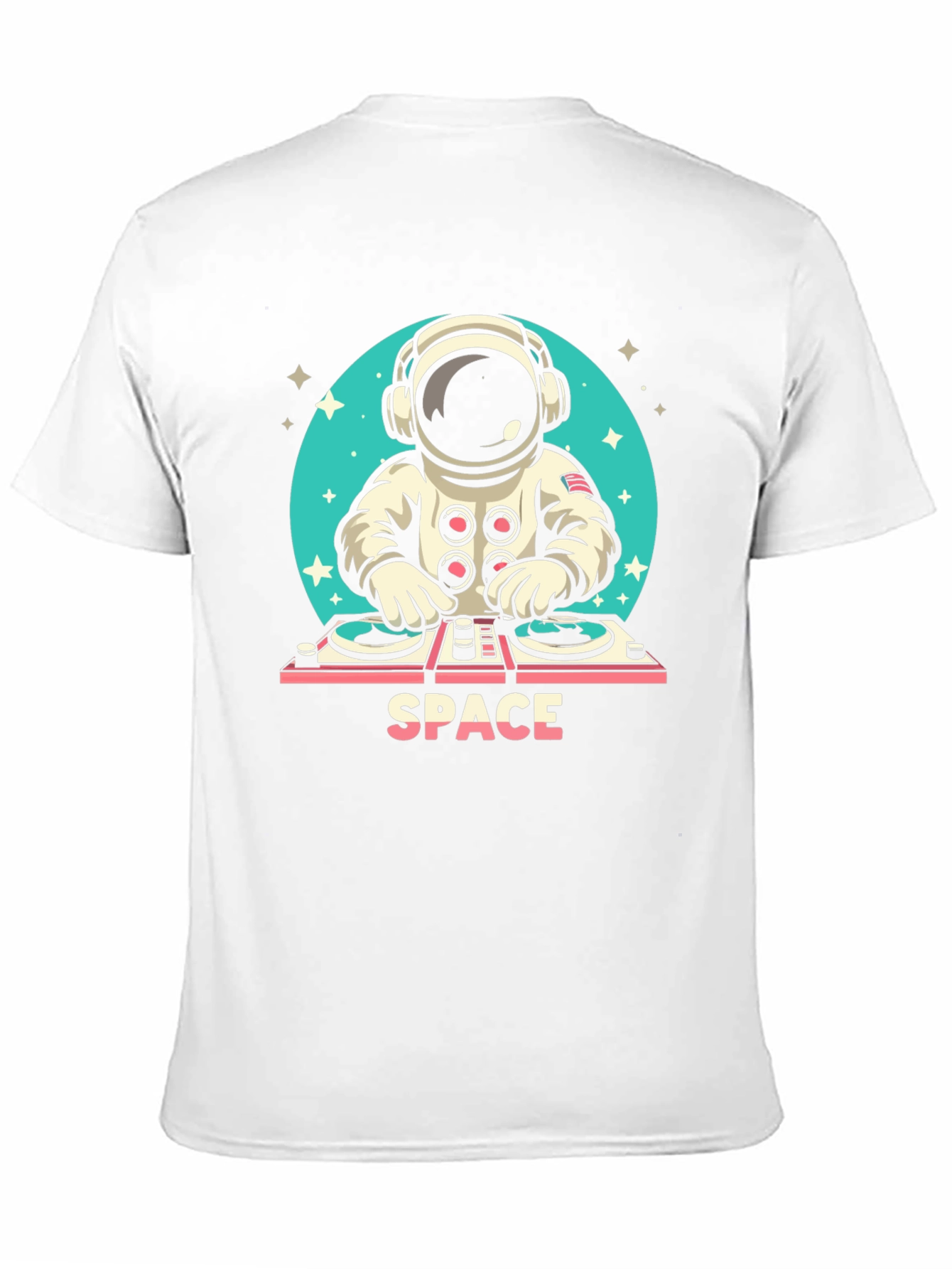 DJ Astronaut Black T-Shirt