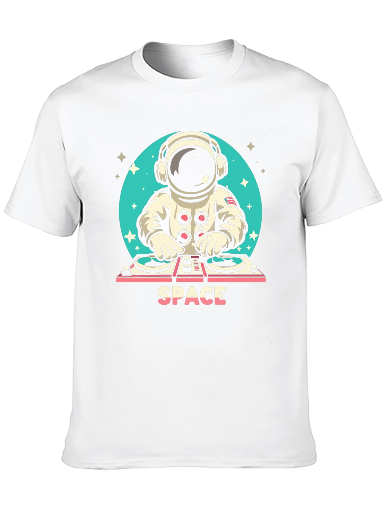 DJ Astronaut Black T-Shirt