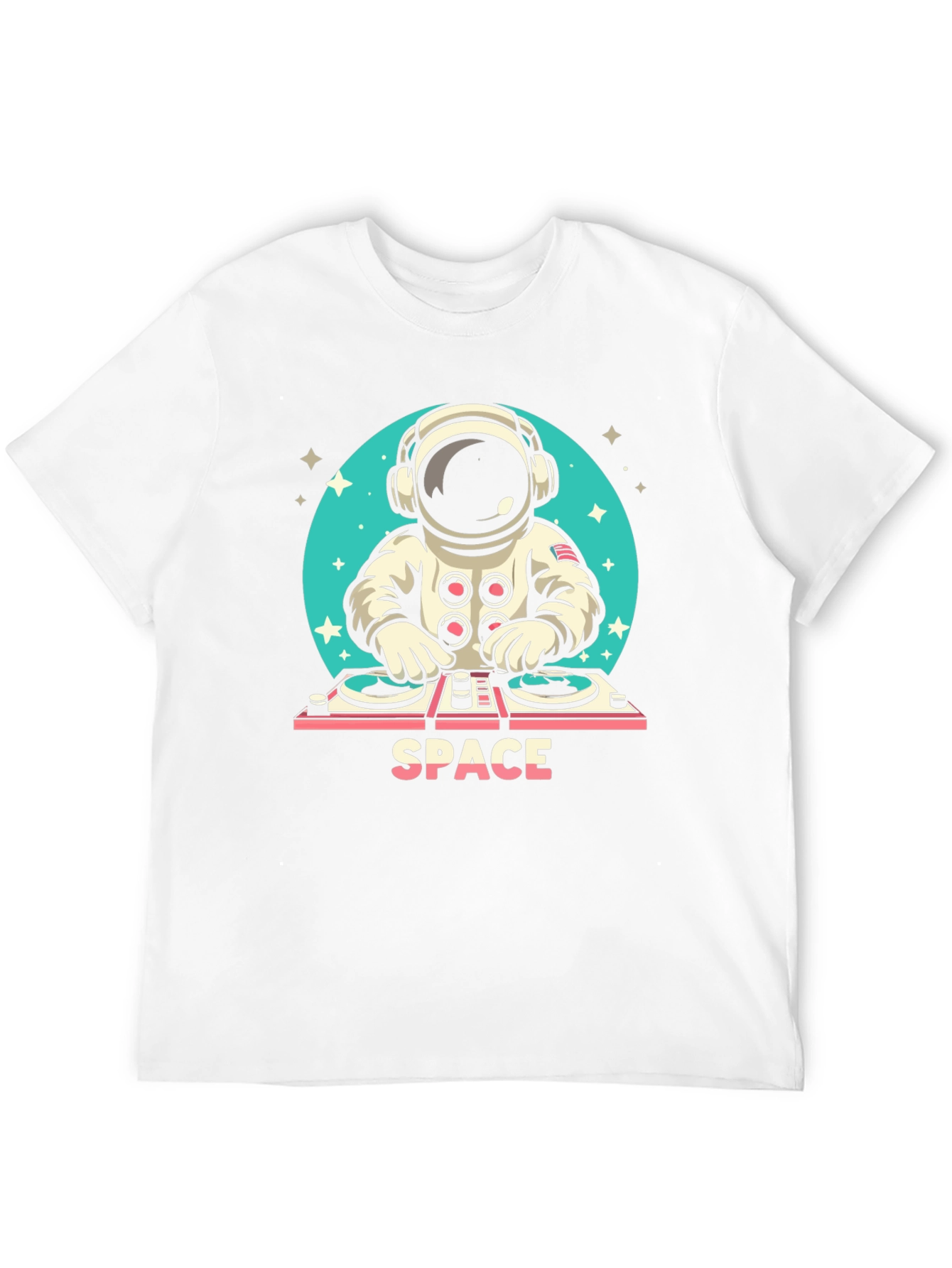 DJ Astronaut Black T-Shirt