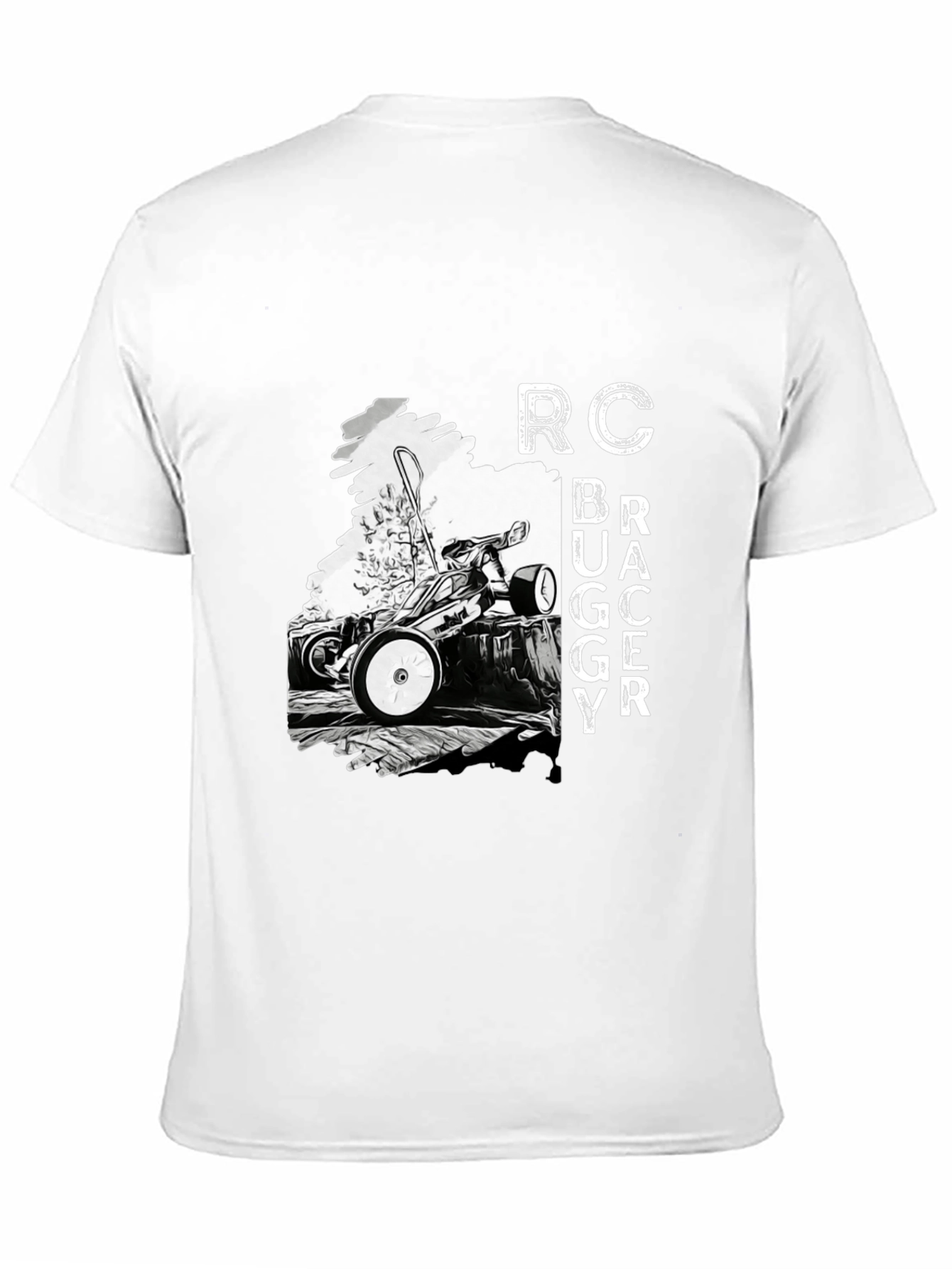 RC Buggy Racer Black T-Shirt for Men