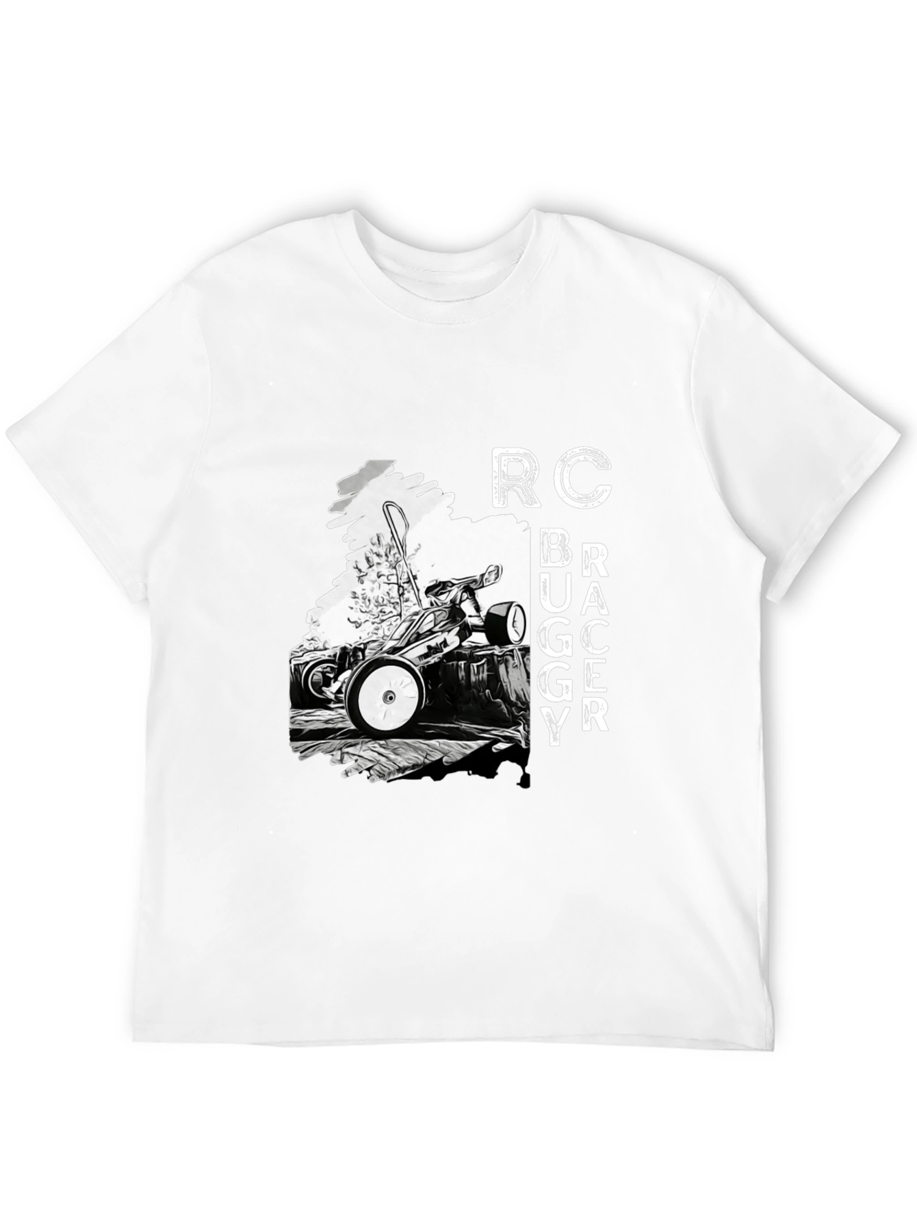 RC Buggy Racer Black T-Shirt for Men
