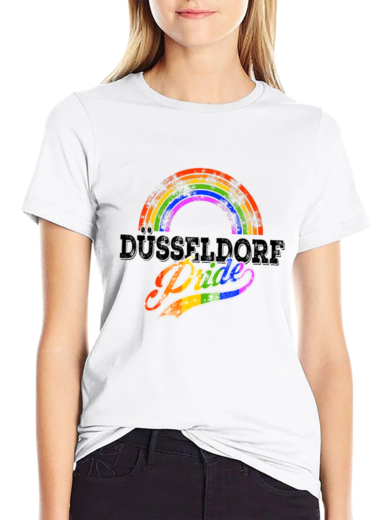 Düsseldorf Pride Rainbow Graphic T-Shirt