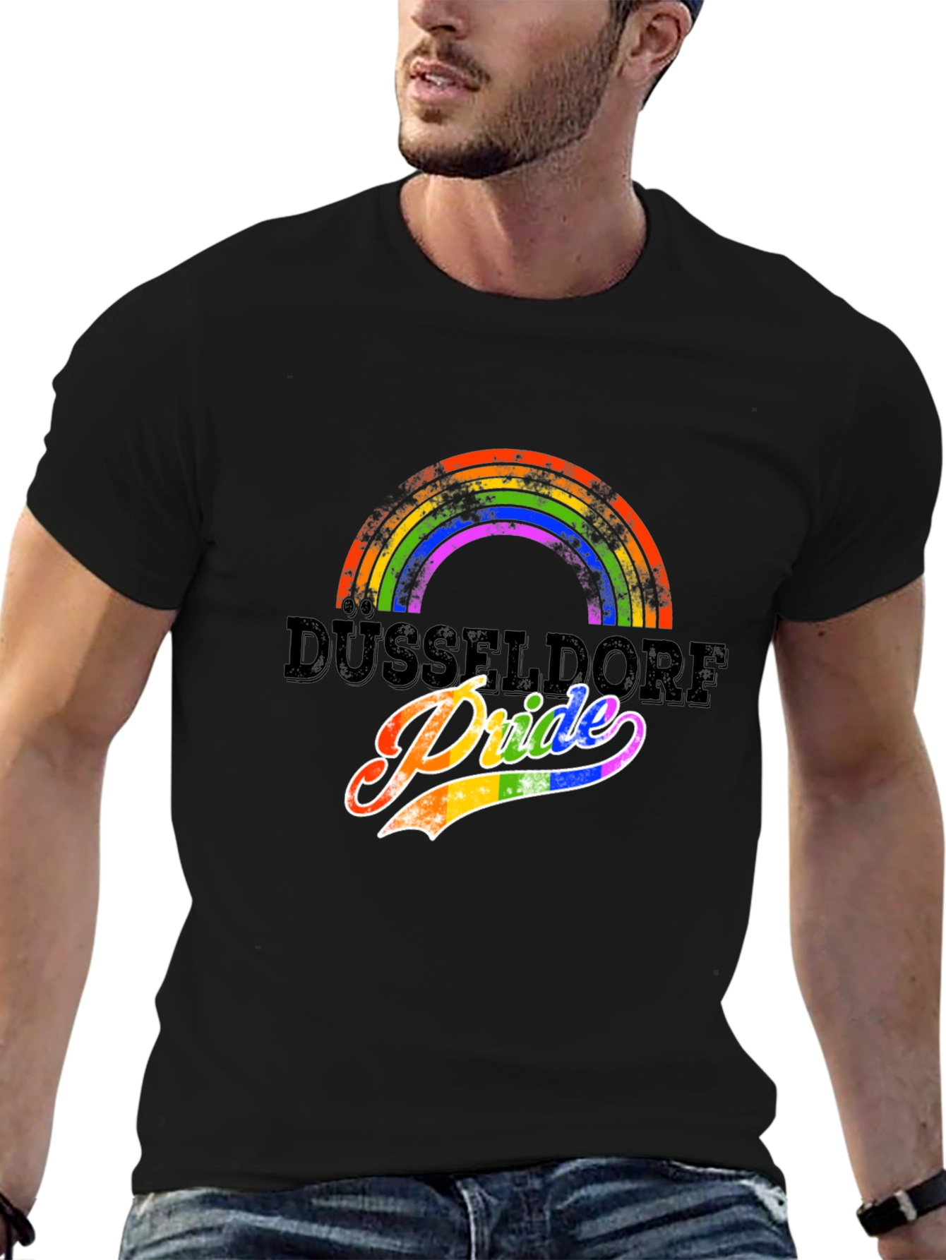 Düsseldorf Pride Rainbow Graphic T-Shirt