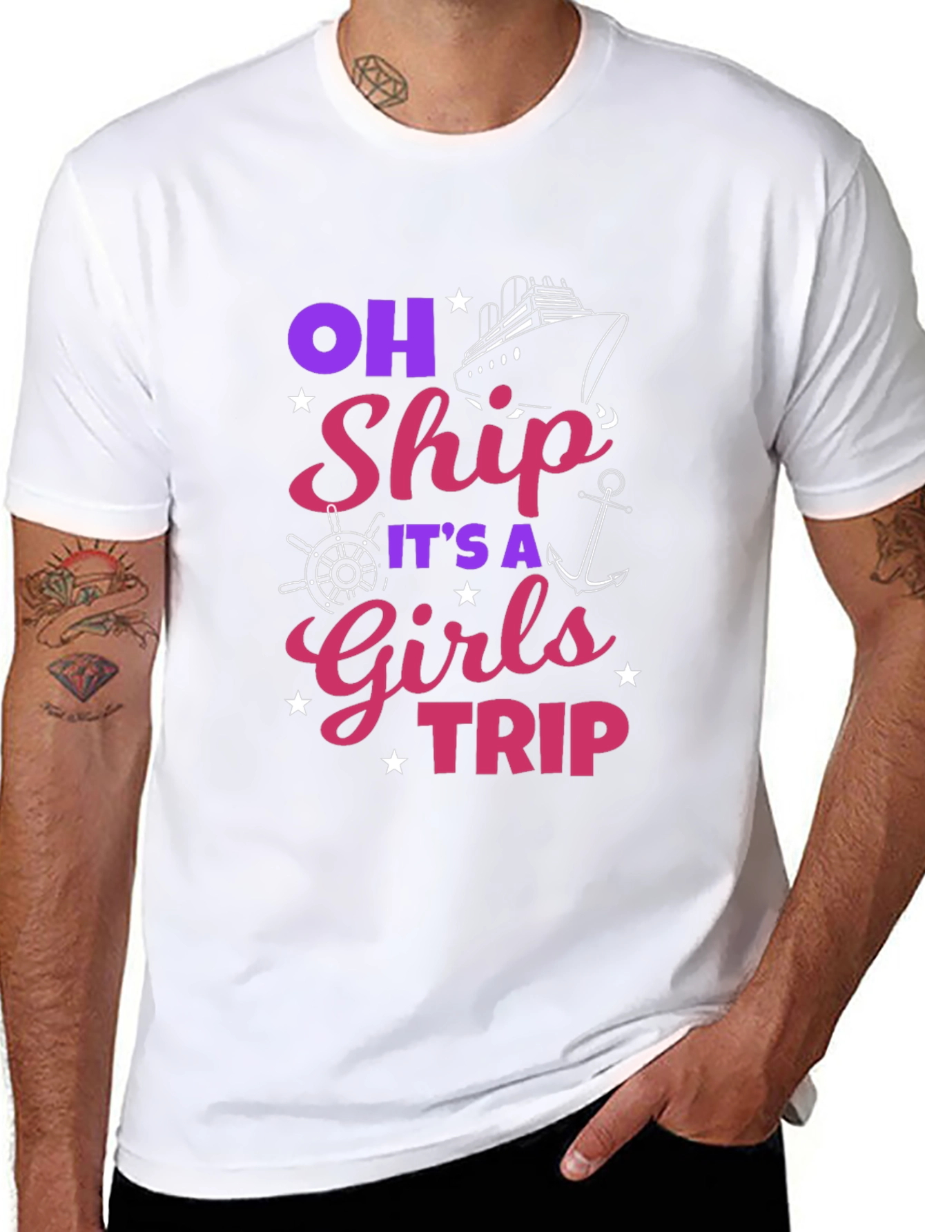 Oh Ship! Girls Trip Cruise T-Shirt