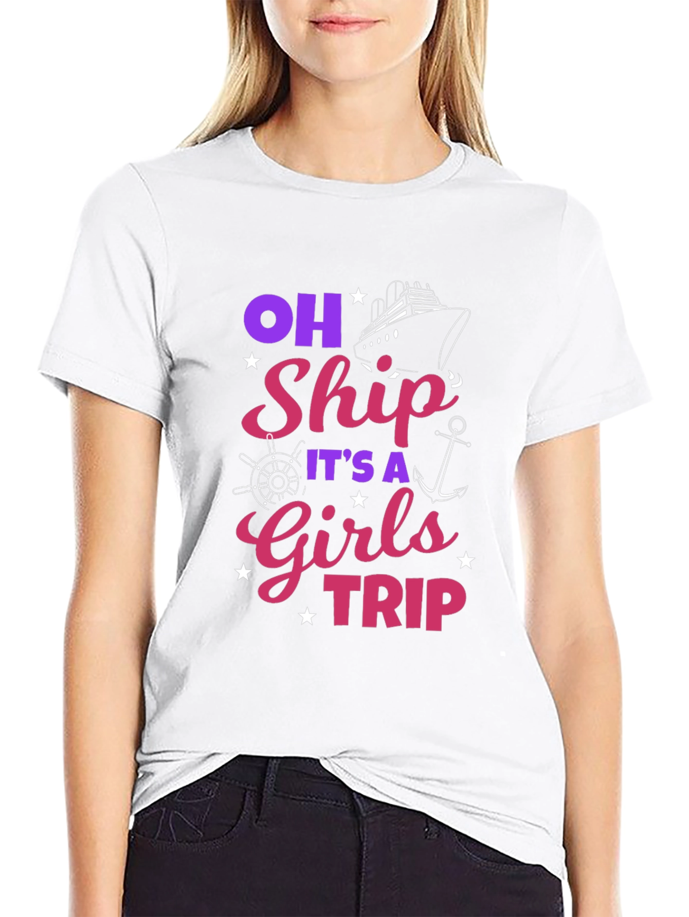 Oh Ship! Girls Trip Cruise T-Shirt