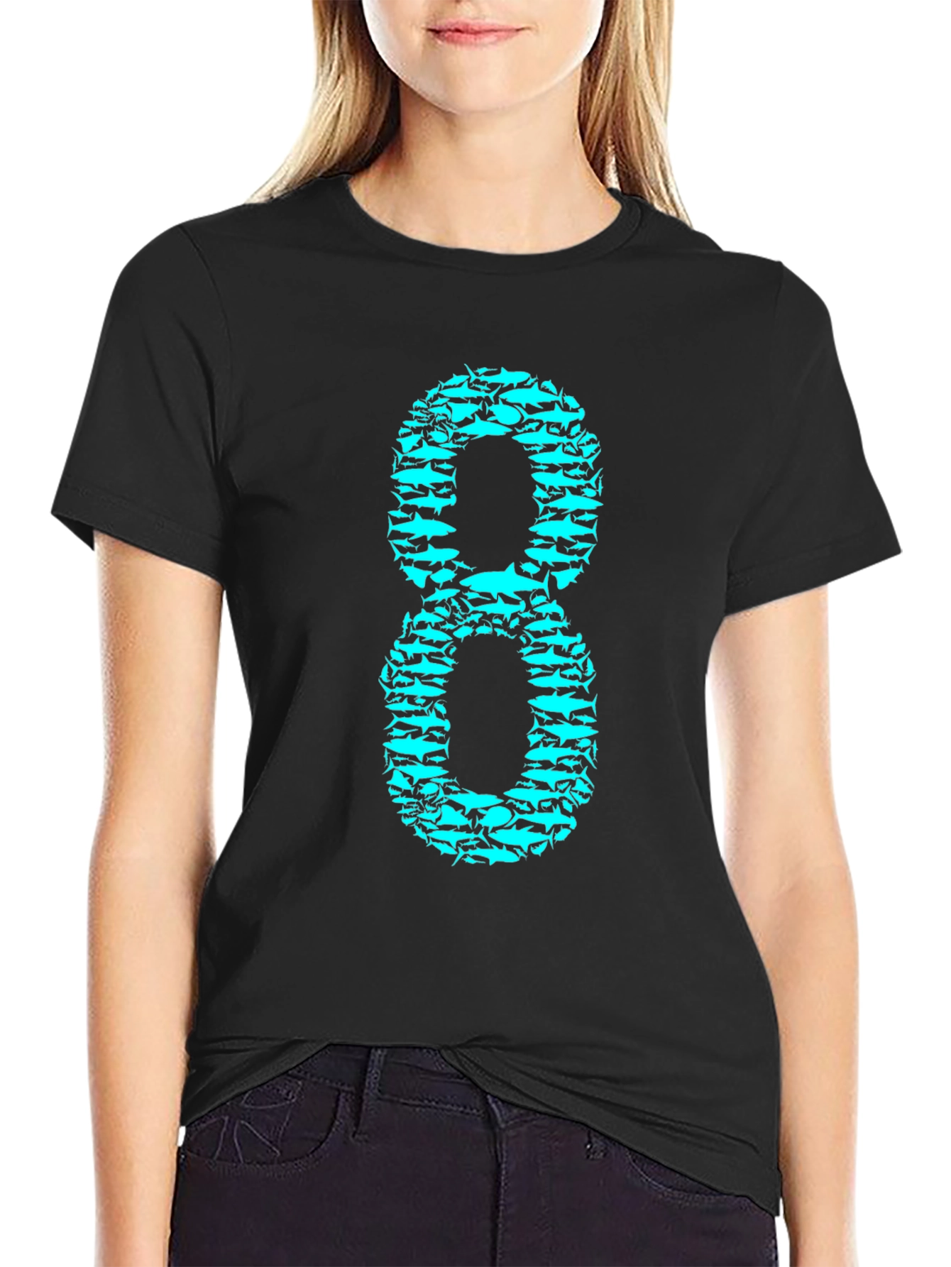 Shark Eight Graphic Tee