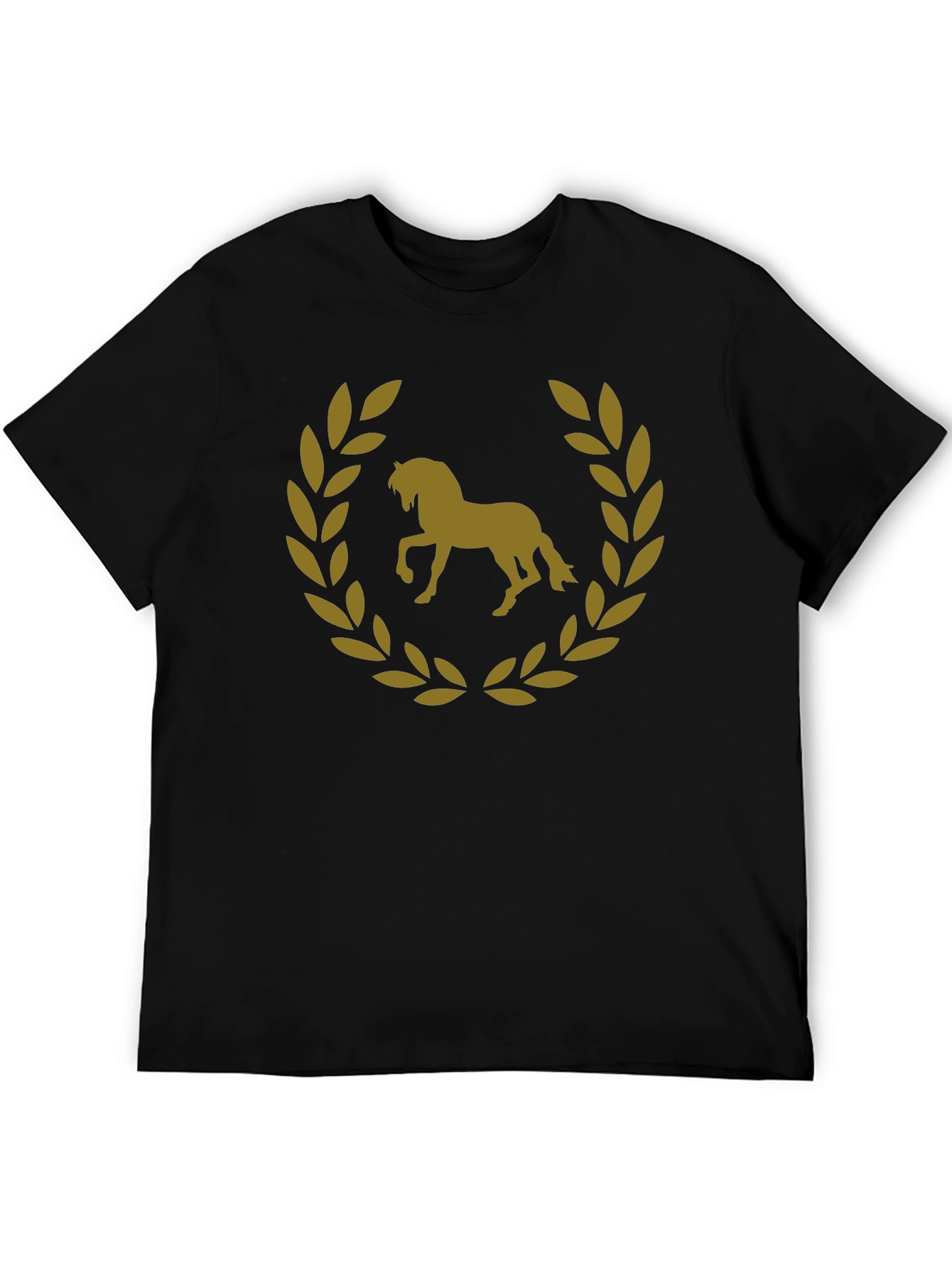 Horse Laurel Wreath Graphic Tee