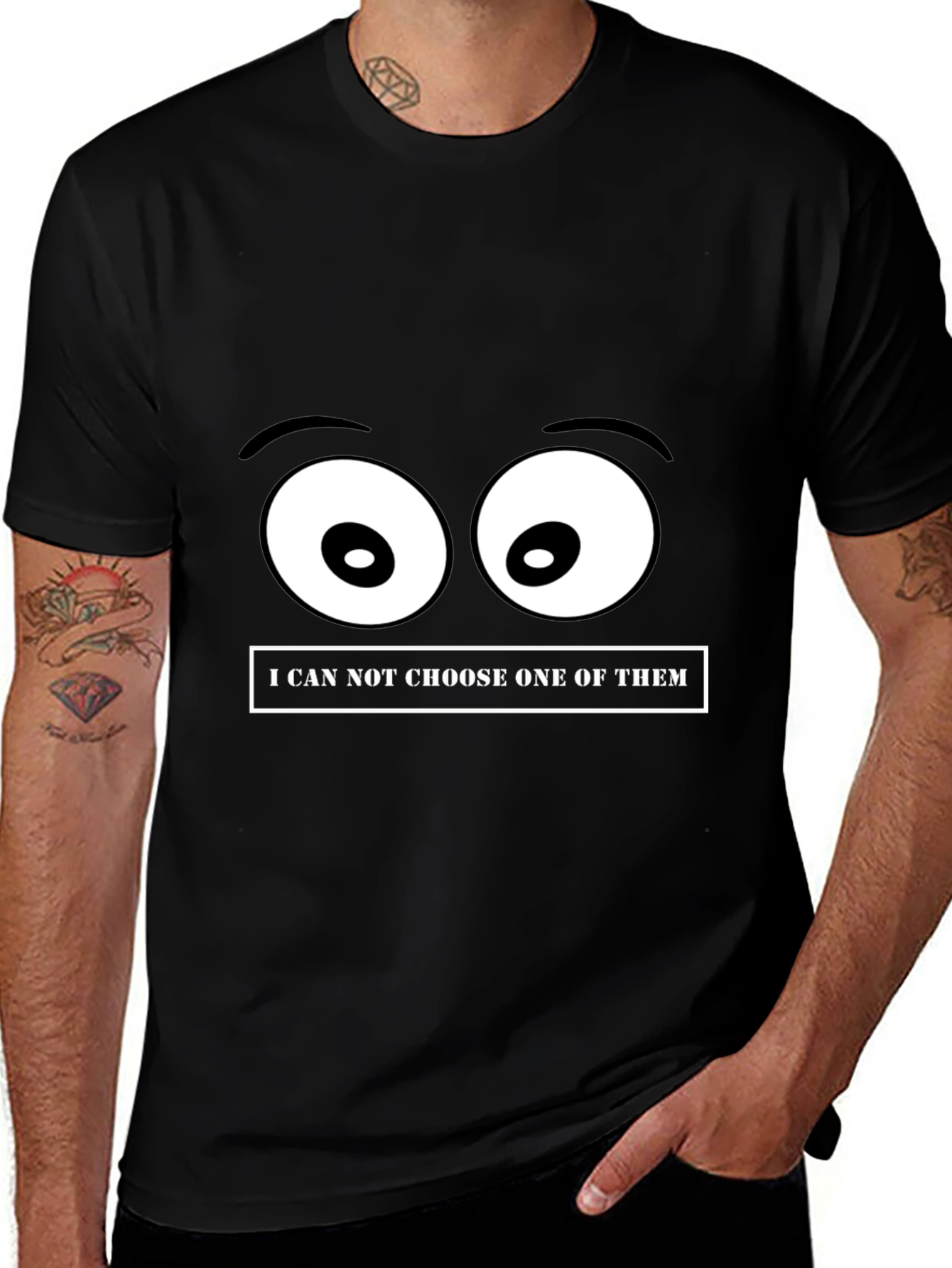 Funny Eyes T-Shirt - Cant Choose!