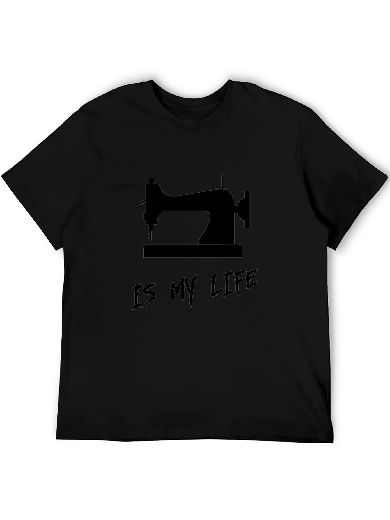Sewing is My Life - Black Graphic Tee