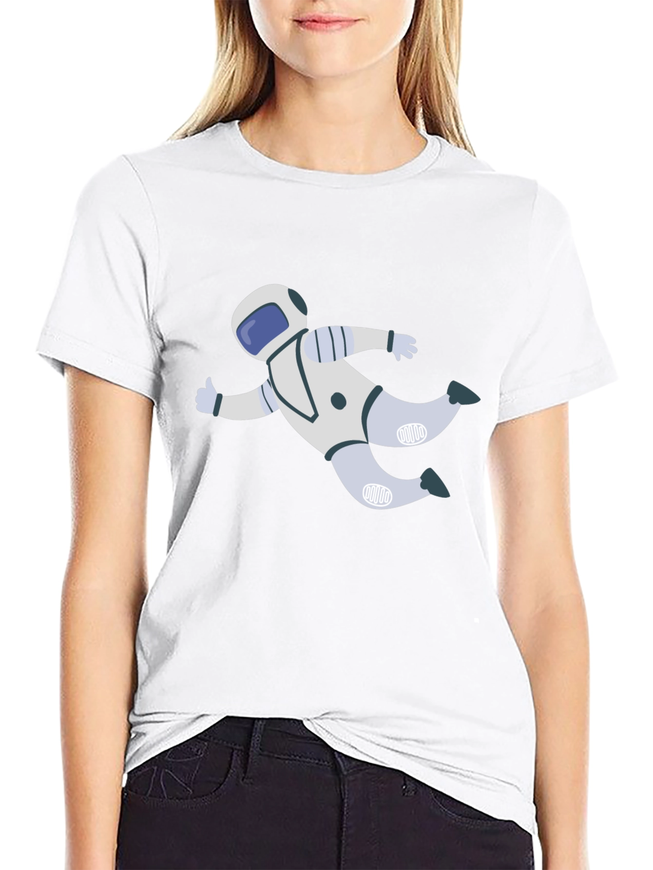 Astronaut Graphic Tee - Black Unisex T-Shirt