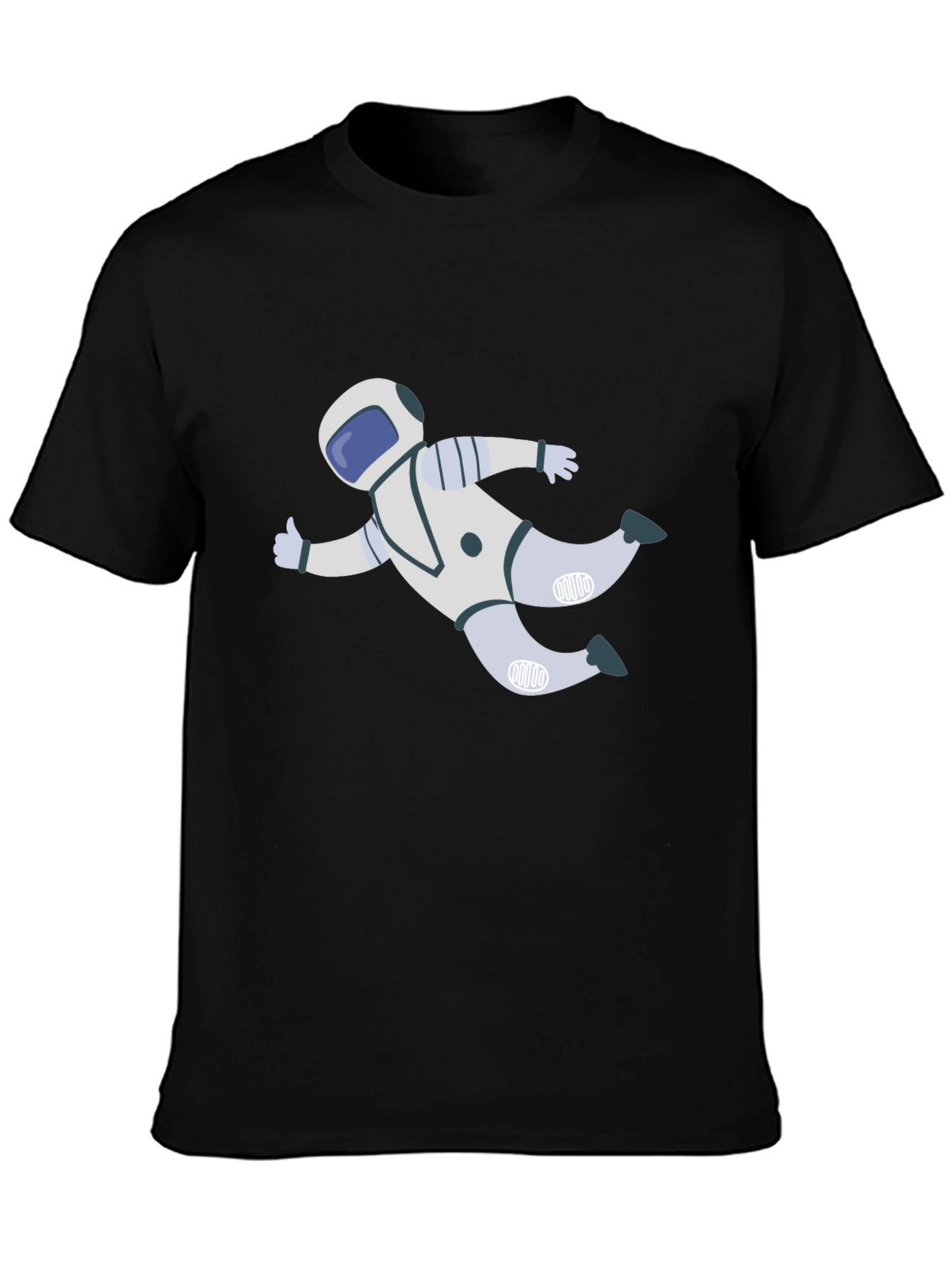 Astronaut Graphic Tee - Black Unisex T-Shirt