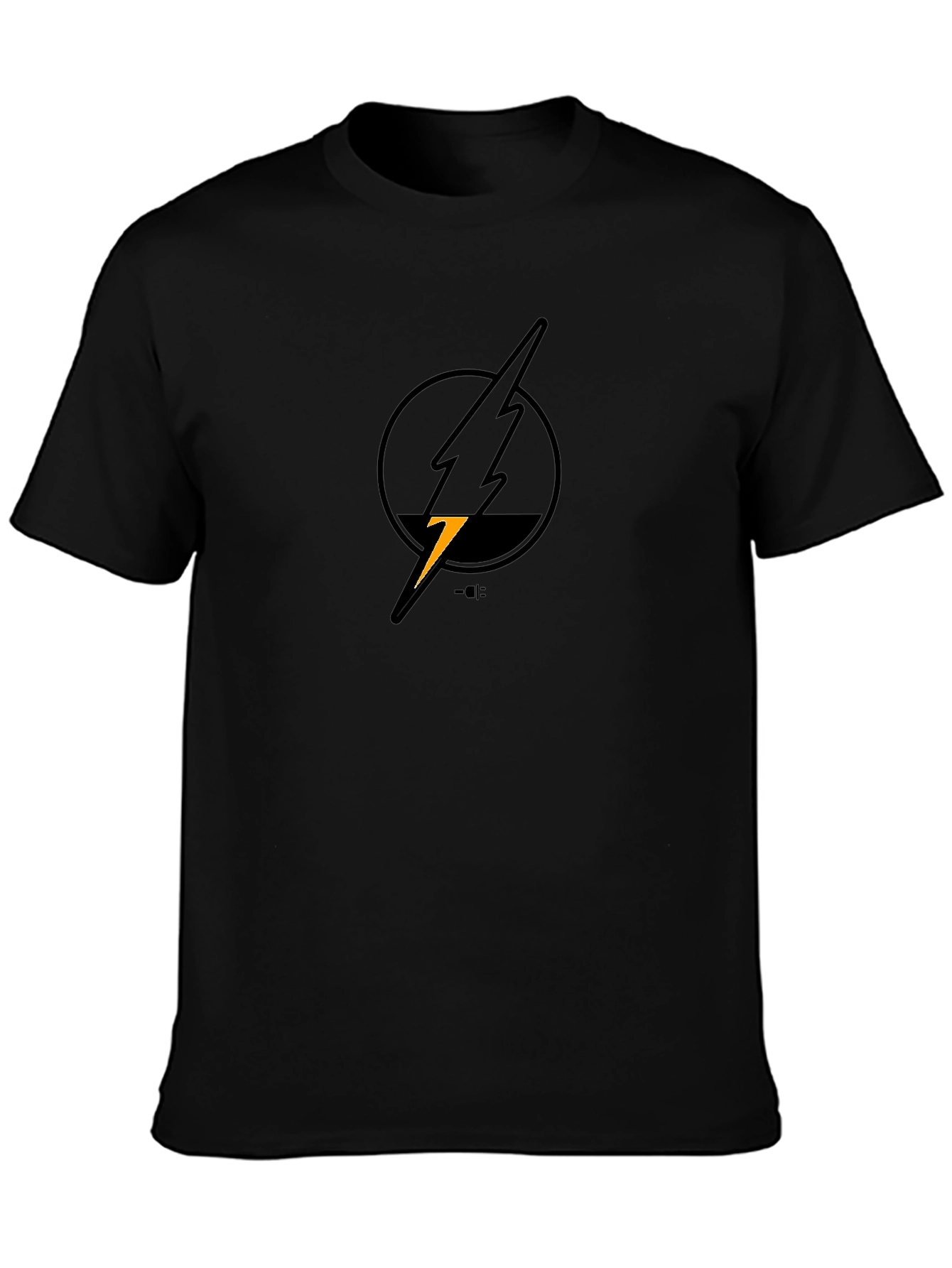 Flash Logo Black T-Shirt