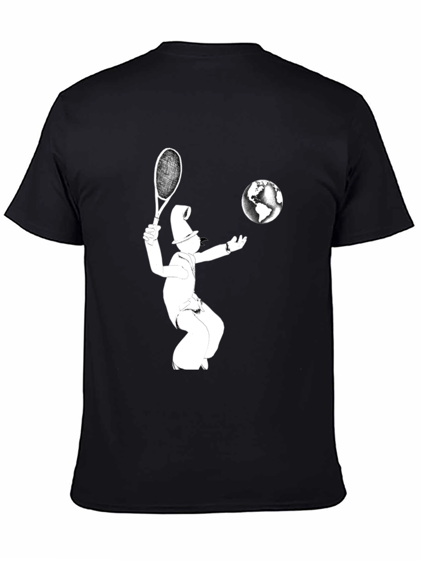 Tennis Player Earth T-Shirt