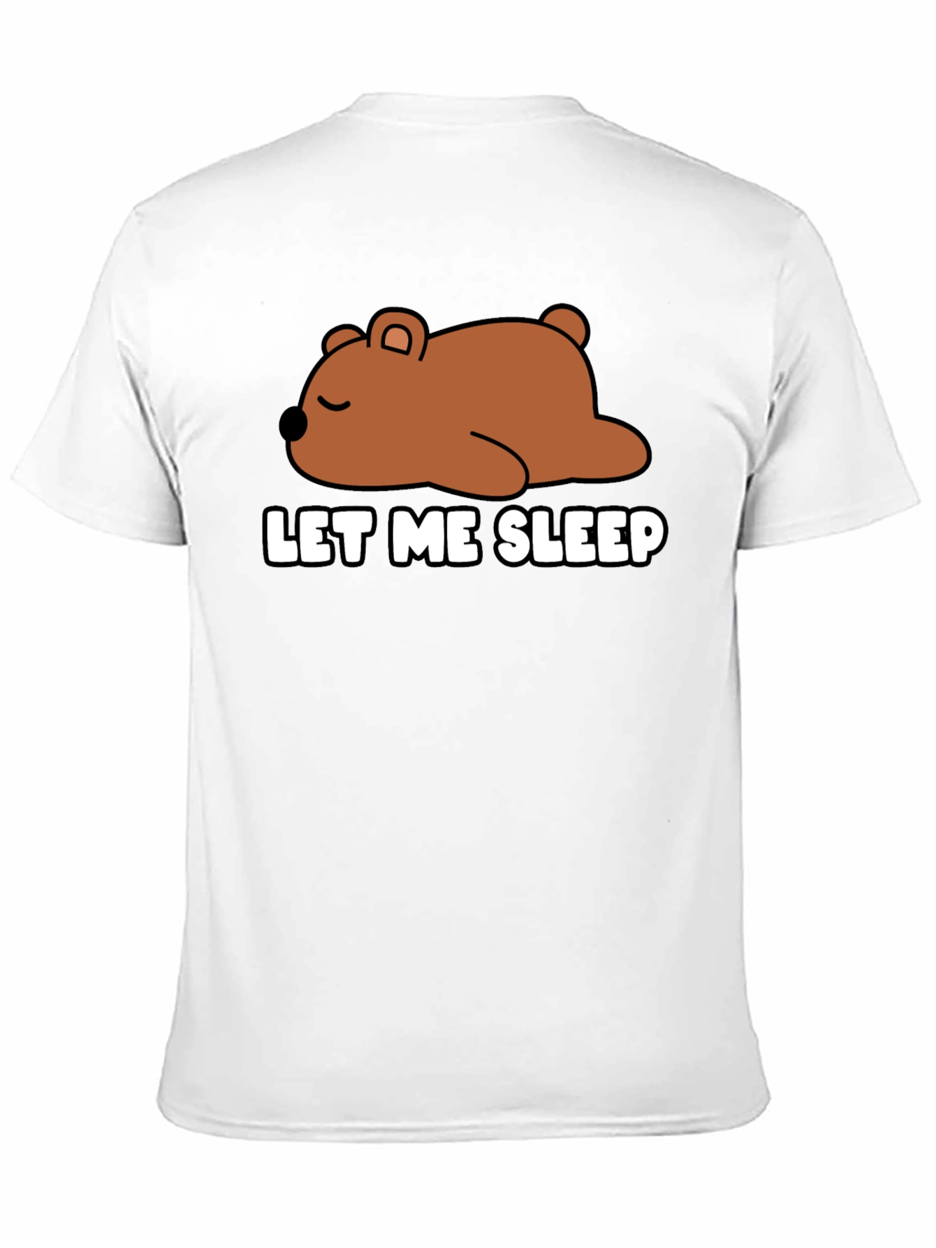 Let Me Sleep Bear Graphic T-Shirt - Unisex