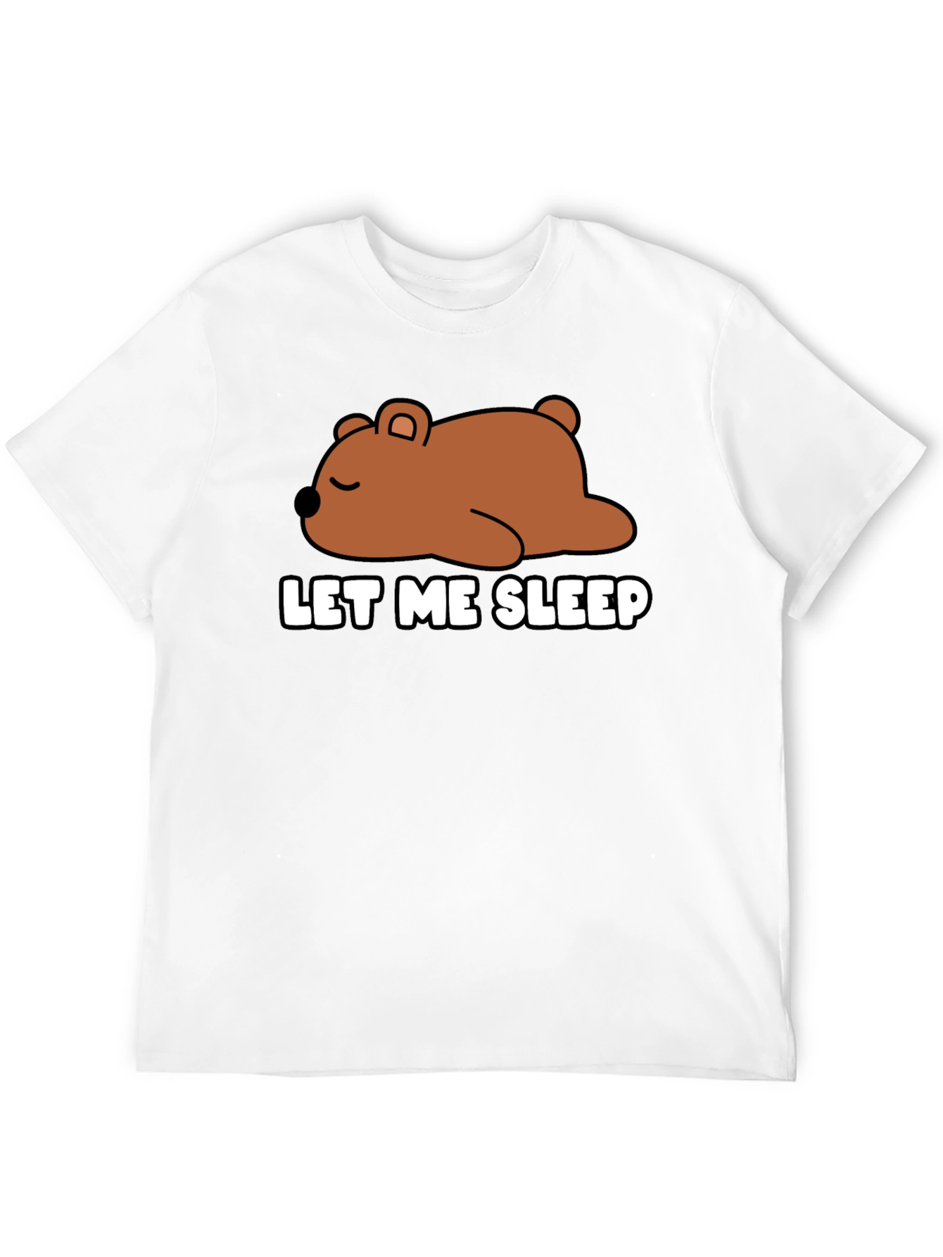 Let Me Sleep Bear Graphic T-Shirt - Unisex