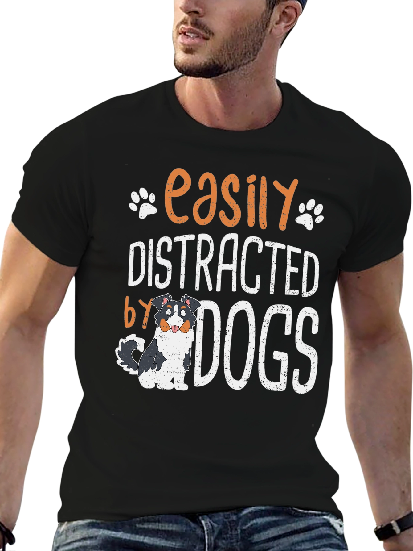 Easily Distracted by Dogs T-Shirt