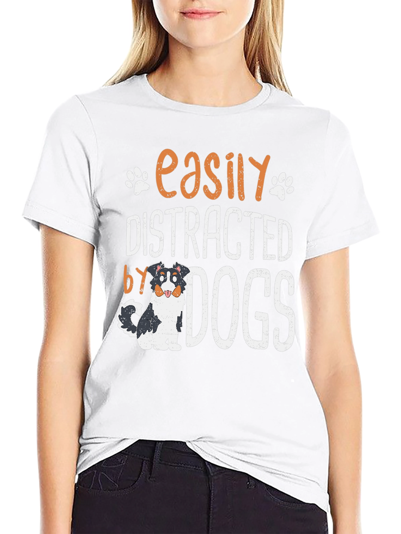Easily Distracted by Dogs T-Shirt