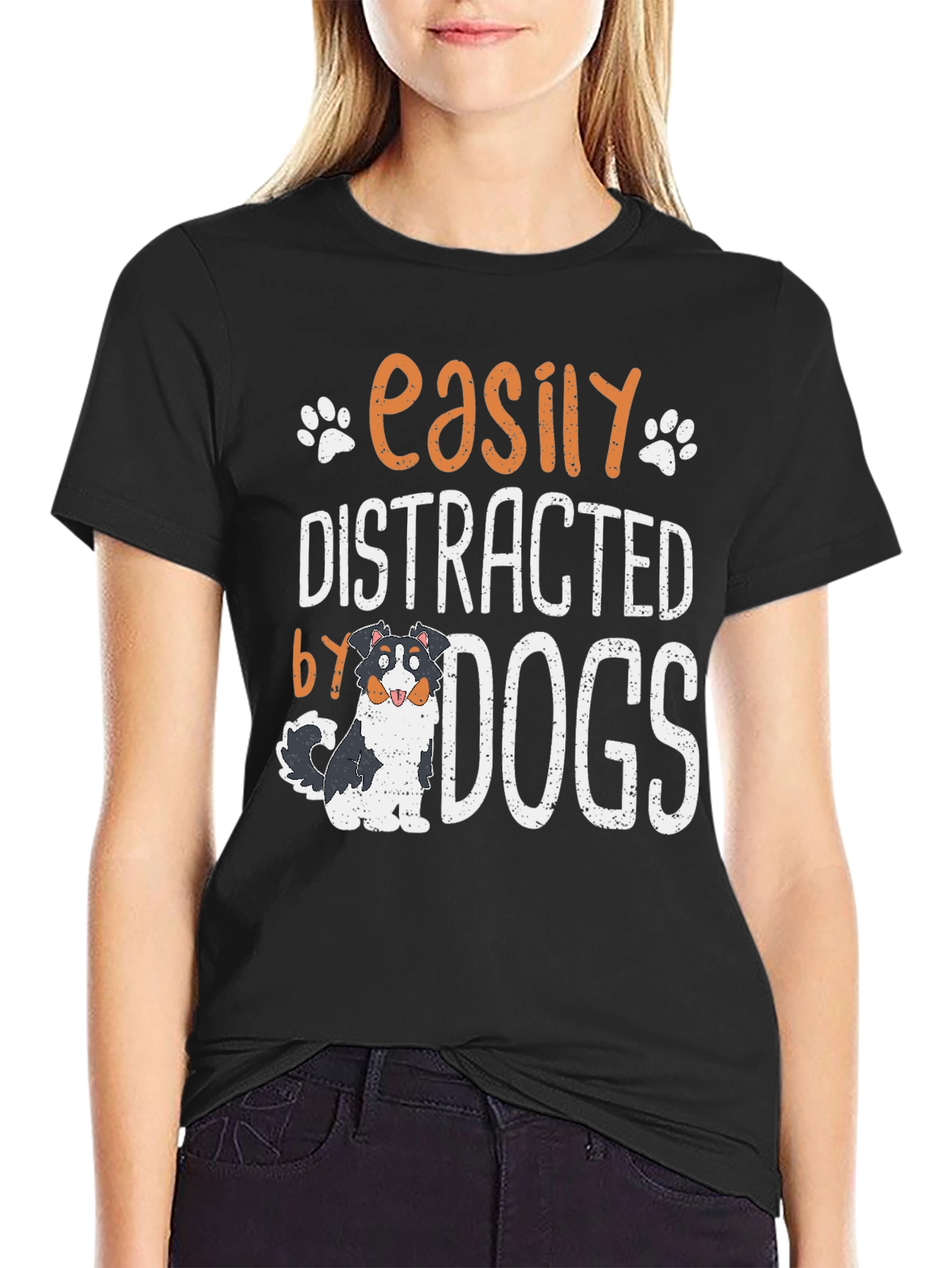 Easily Distracted by Dogs T-Shirt