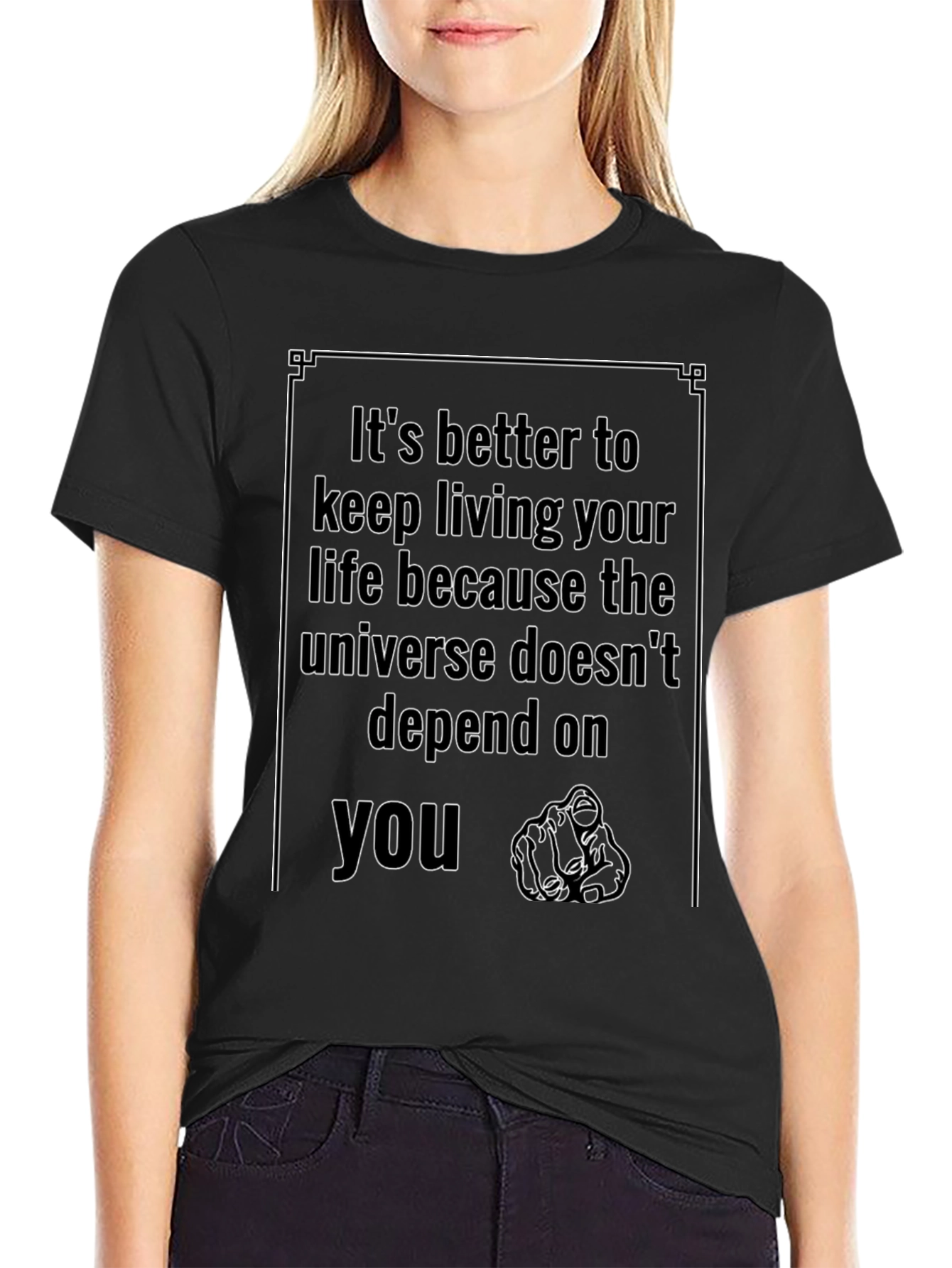 Motivational T-Shirt: Its Better to Keep Living
