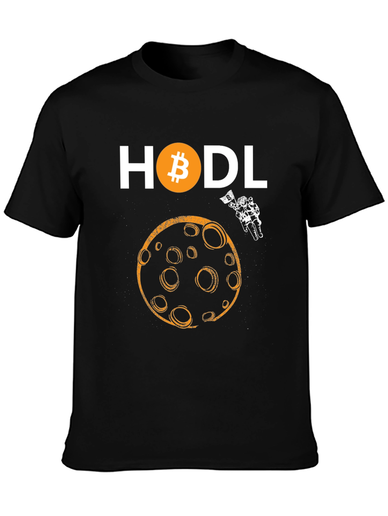 HODL Bitcoin Moon Graphic Tee