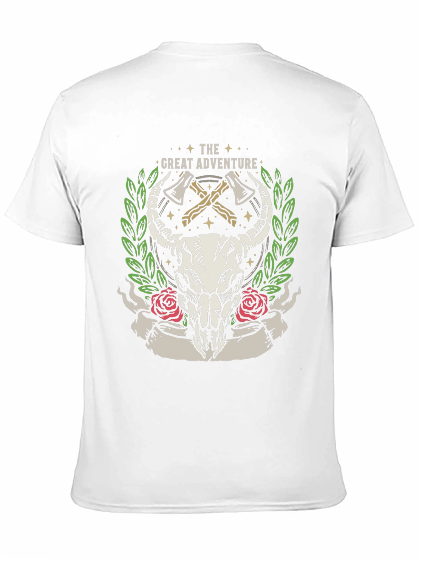 The Great Adventure Skull and Axes Graphic Tee